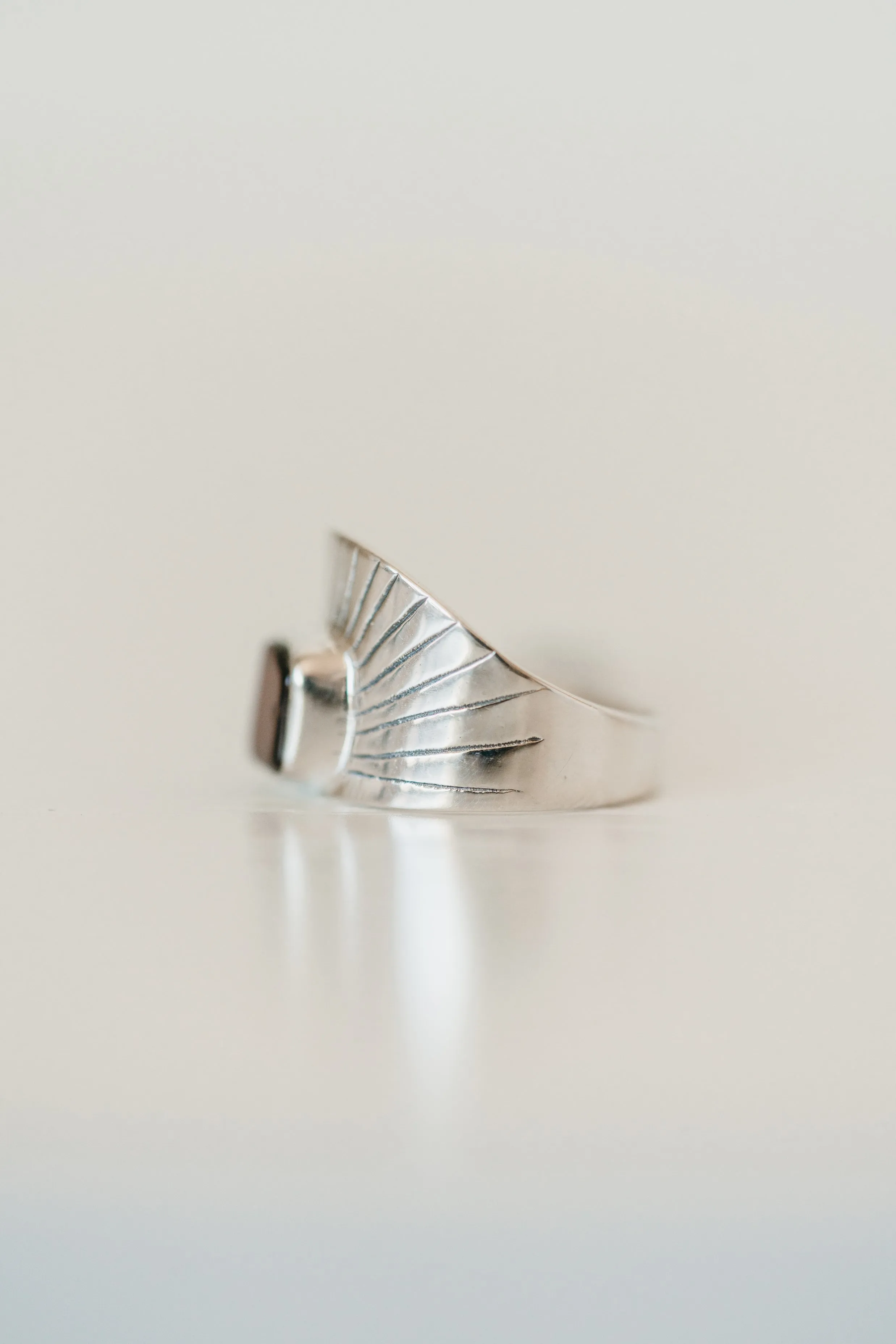 Yazzie Ring | Red Garnet sold by Goldie Lew product image thumbnail 4