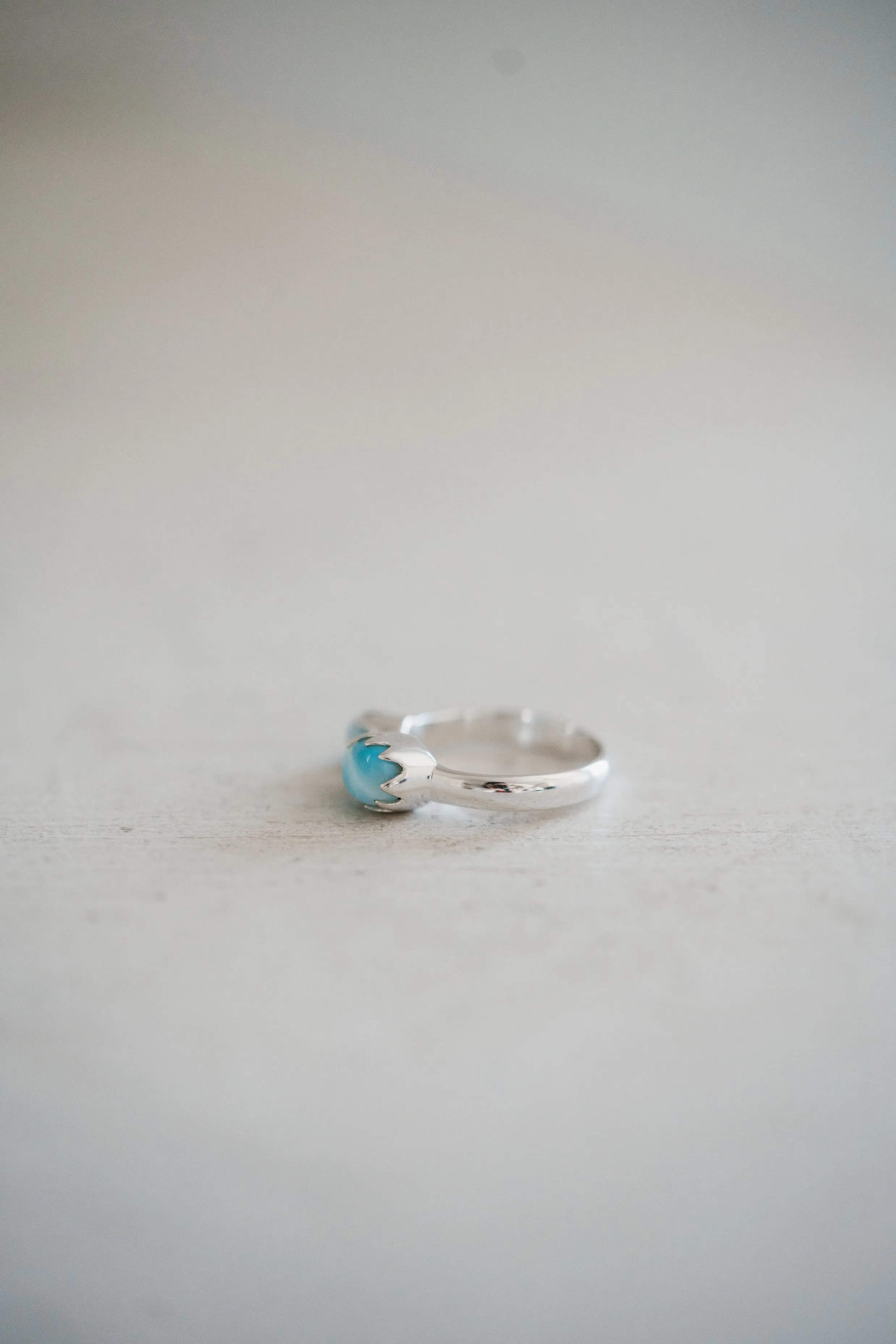 Bradlee Ring | Larimar sold by Goldie Lew product image thumbnail 3