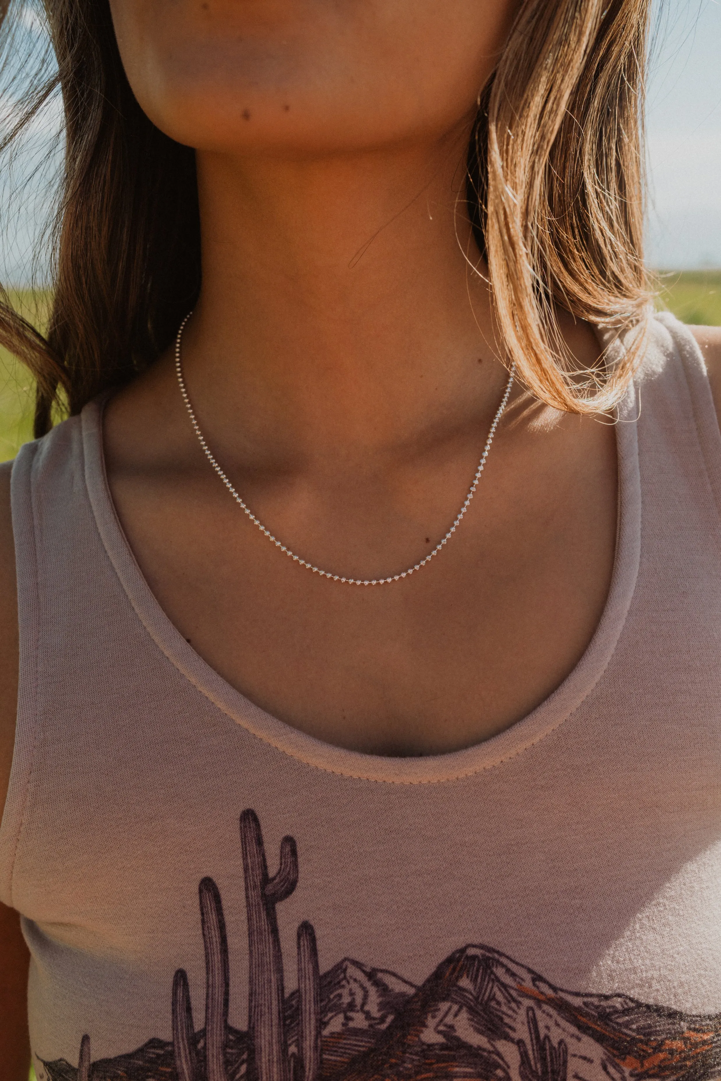 Bailey Necklace | Silver sold by Goldie Lew