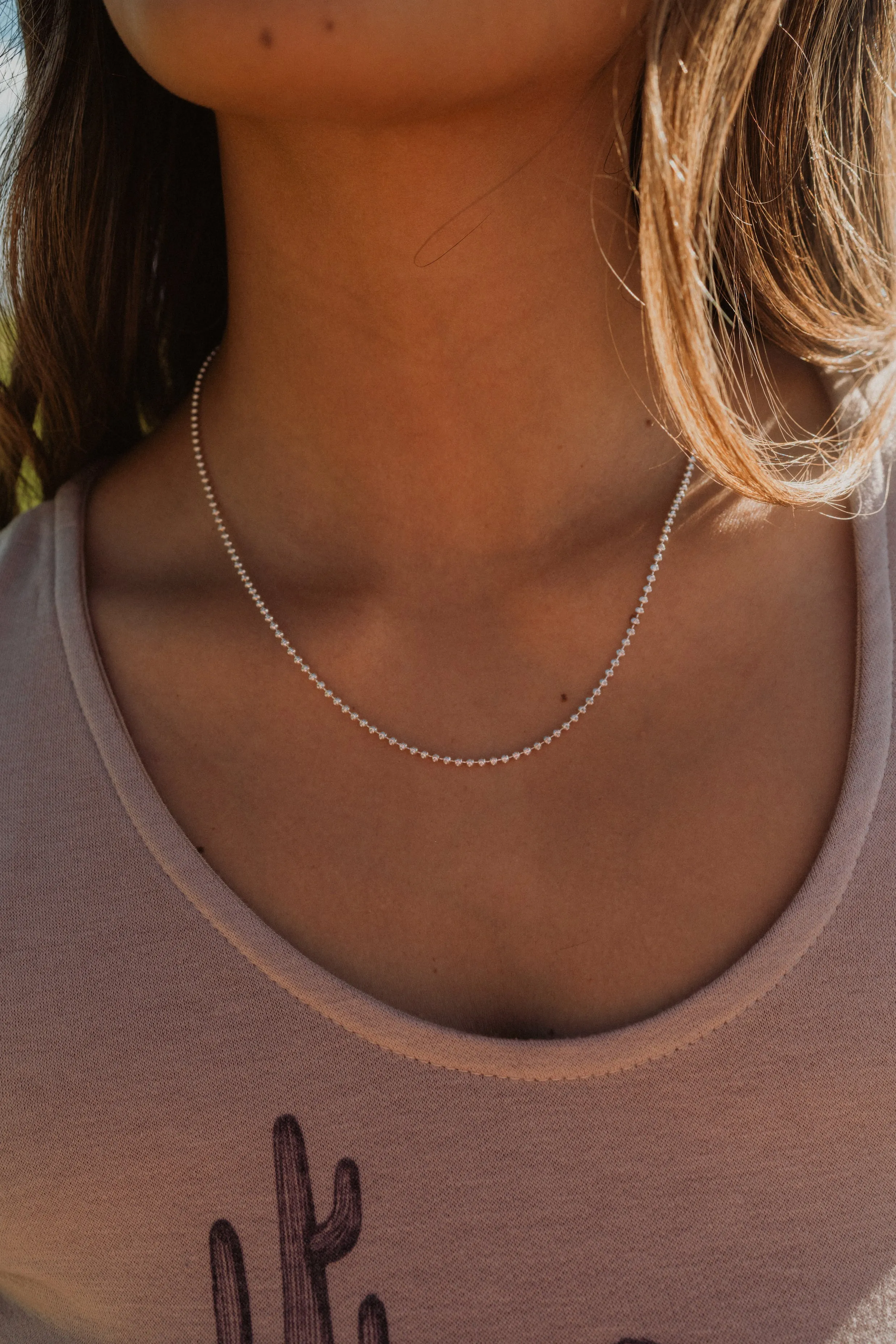 Bailey Necklace | Silver sold by Goldie Lew product image thumbnail 2