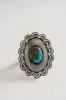 Cohen Ring | Green Turquoise sold by Goldie Lew