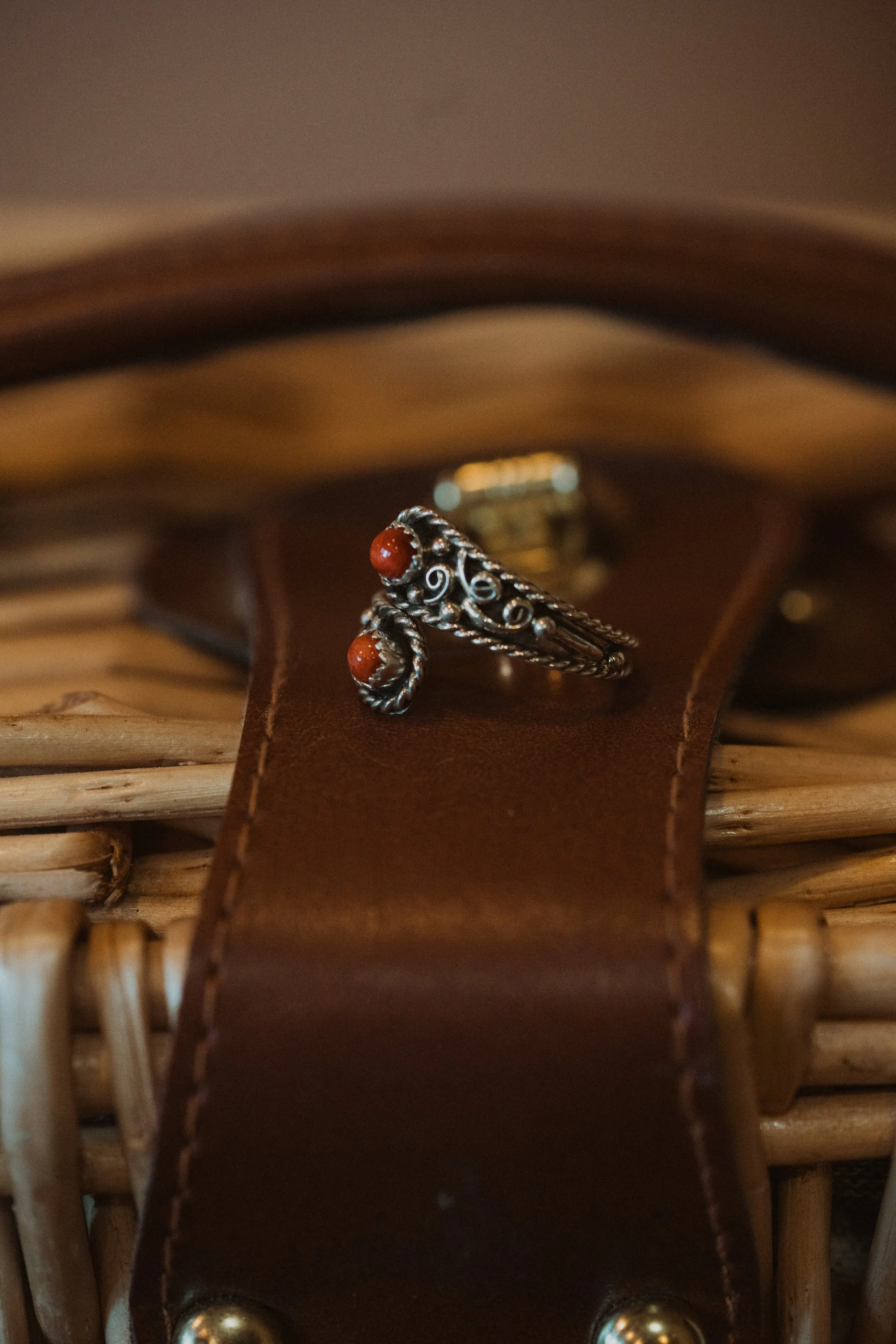 Creeson Ring | Coral sold by Goldie Lew product image thumbnail 2