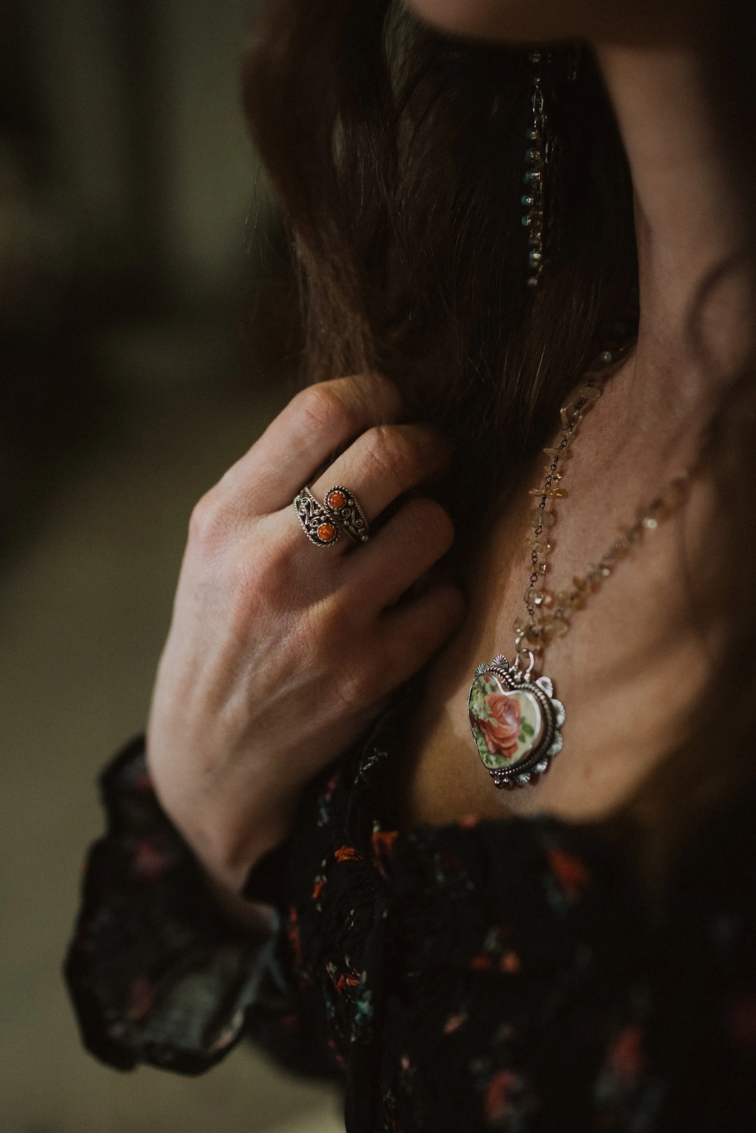 Creeson Ring | Coral sold by Goldie Lew product image thumbnail 5