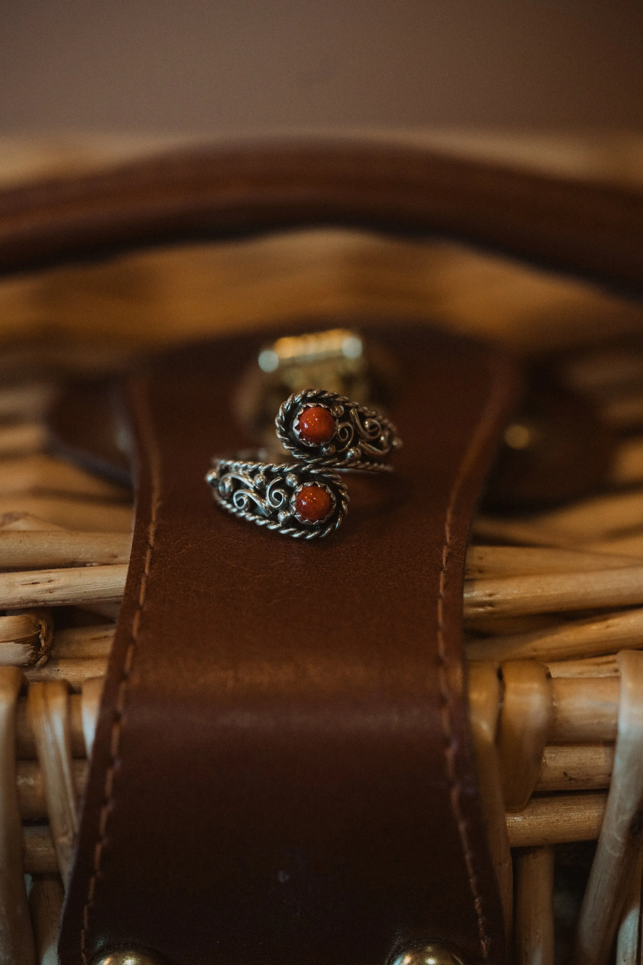 Creeson Ring | Coral sold by Goldie Lew