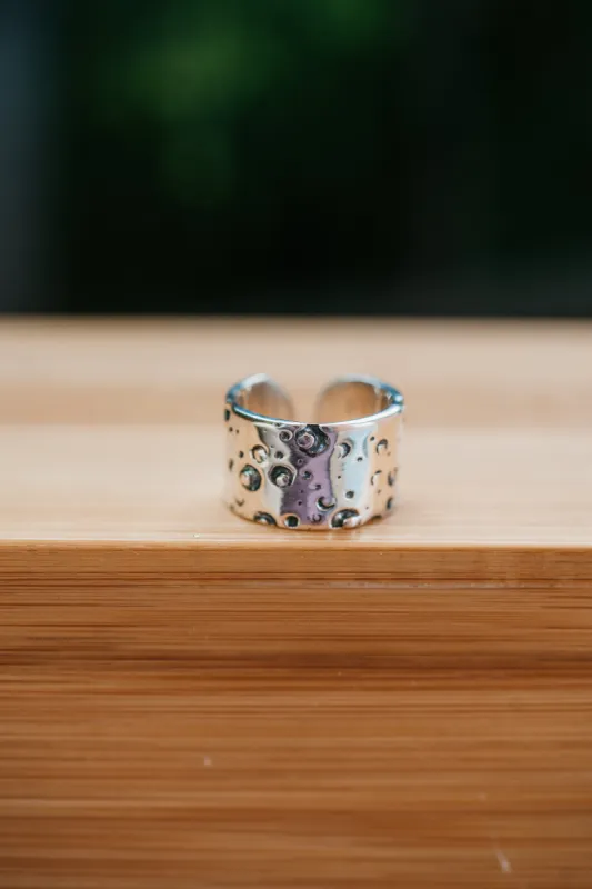 Suzy Q | Hammered Silver Band - FINAL SALE sold by Goldie Lew