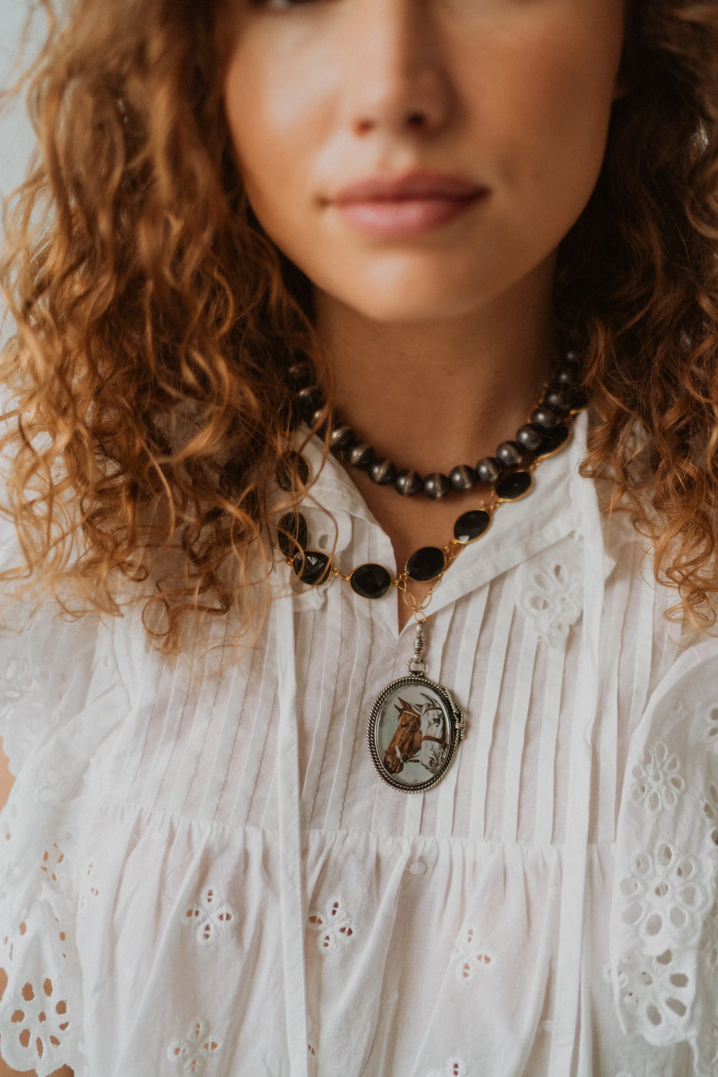 Best Friends Necklace Set sold by Goldie Lew product image thumbnail 2