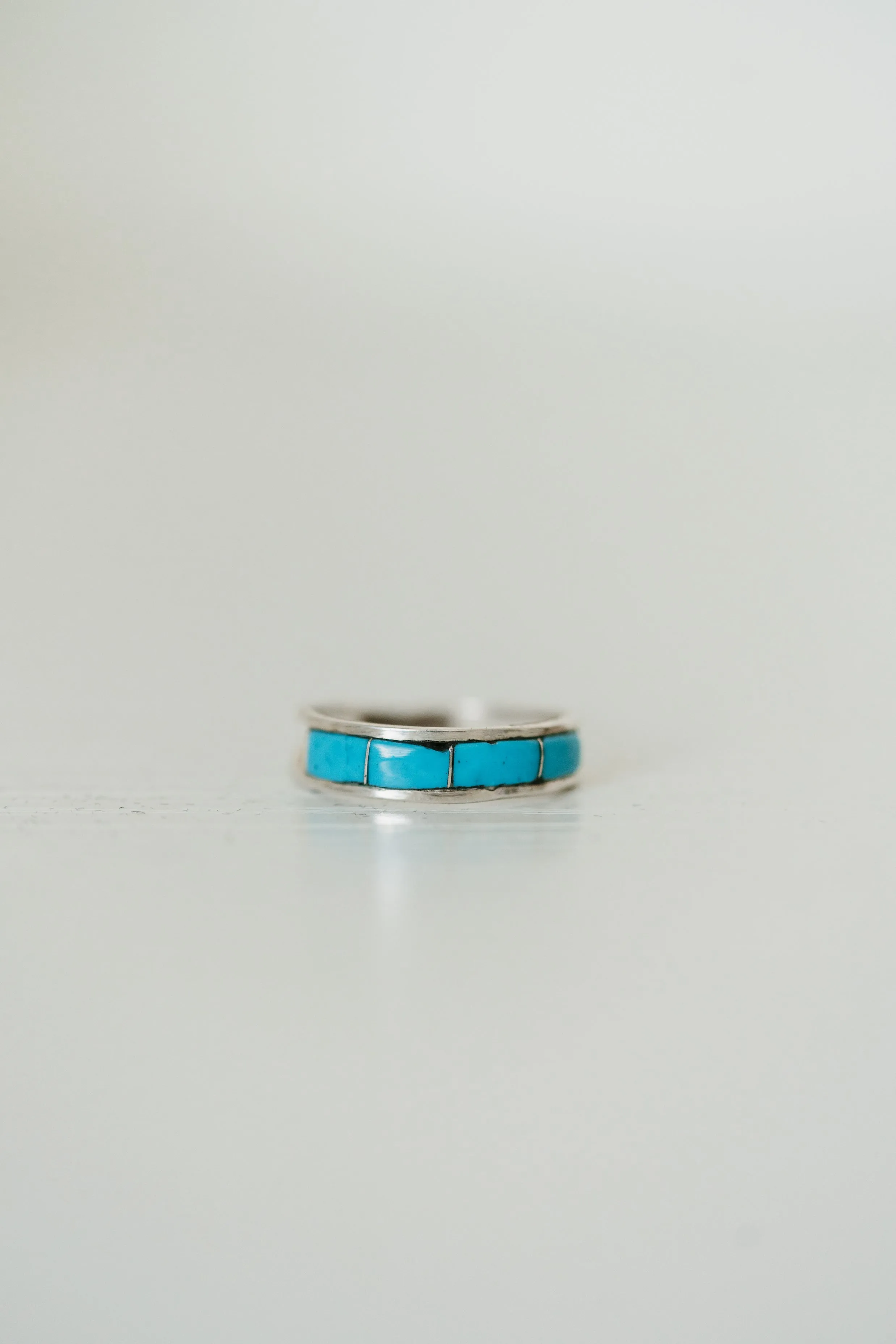 Single Bar Ring | Turquoise sold by Goldie Lew