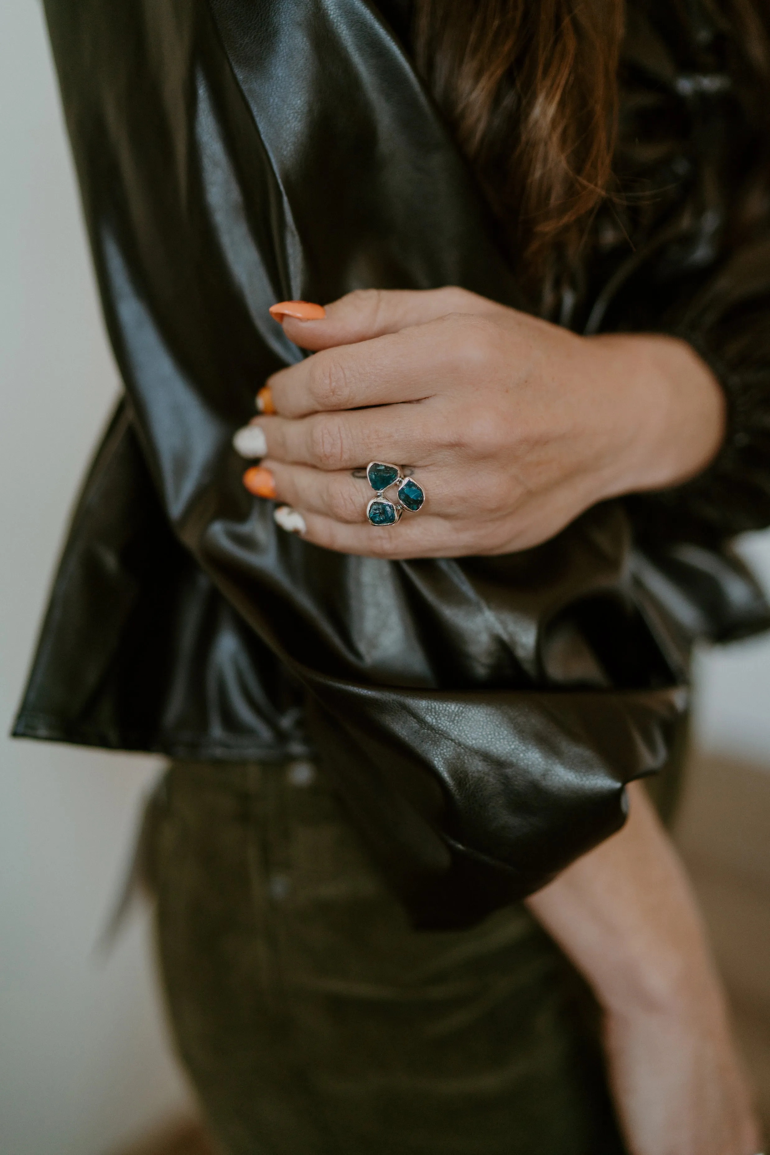 Josiah Ring | Blue Topaz sold by Goldie Lew product image thumbnail 2