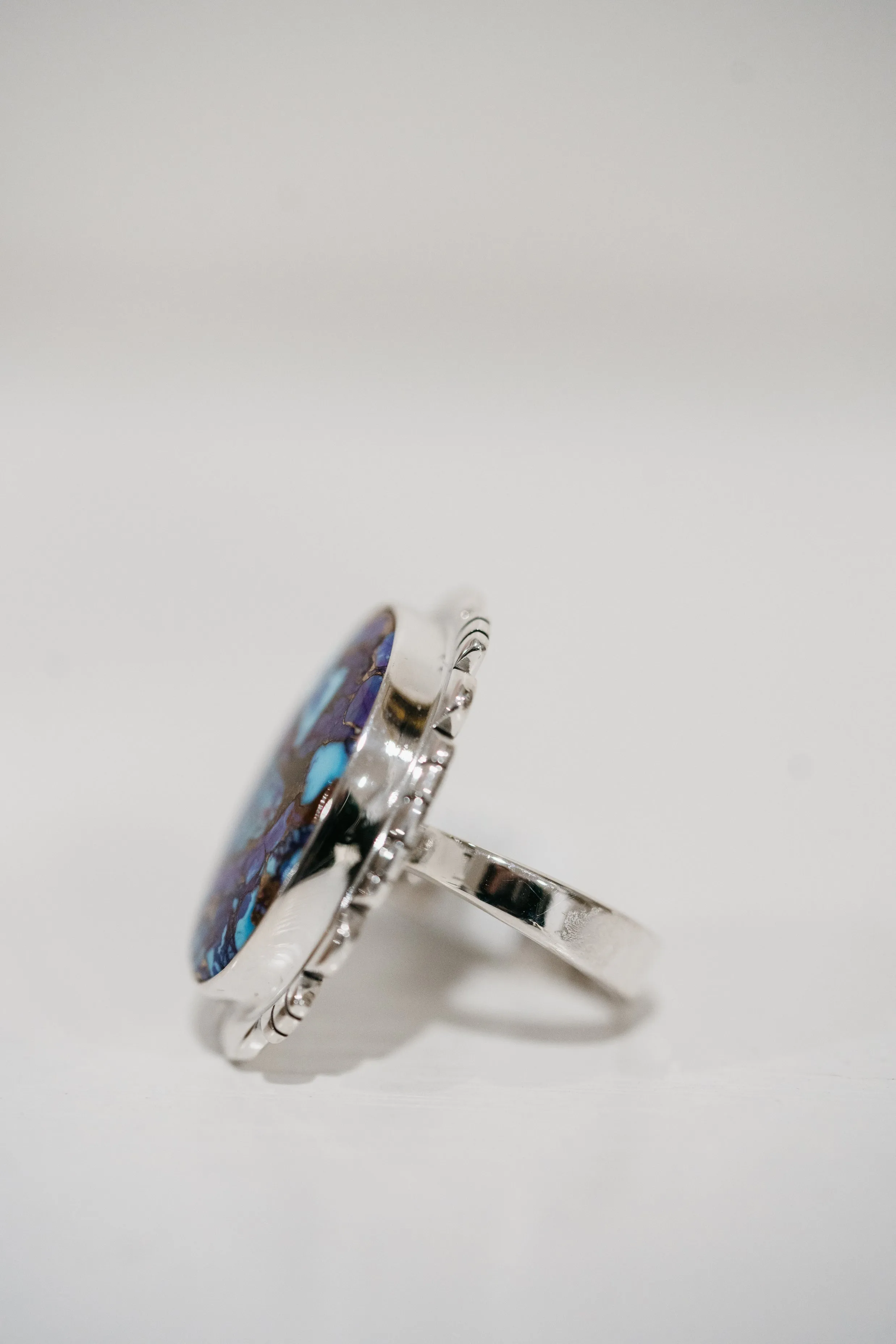 Xenia Ring | Purple Turquoise sold by Goldie Lew product image thumbnail 3