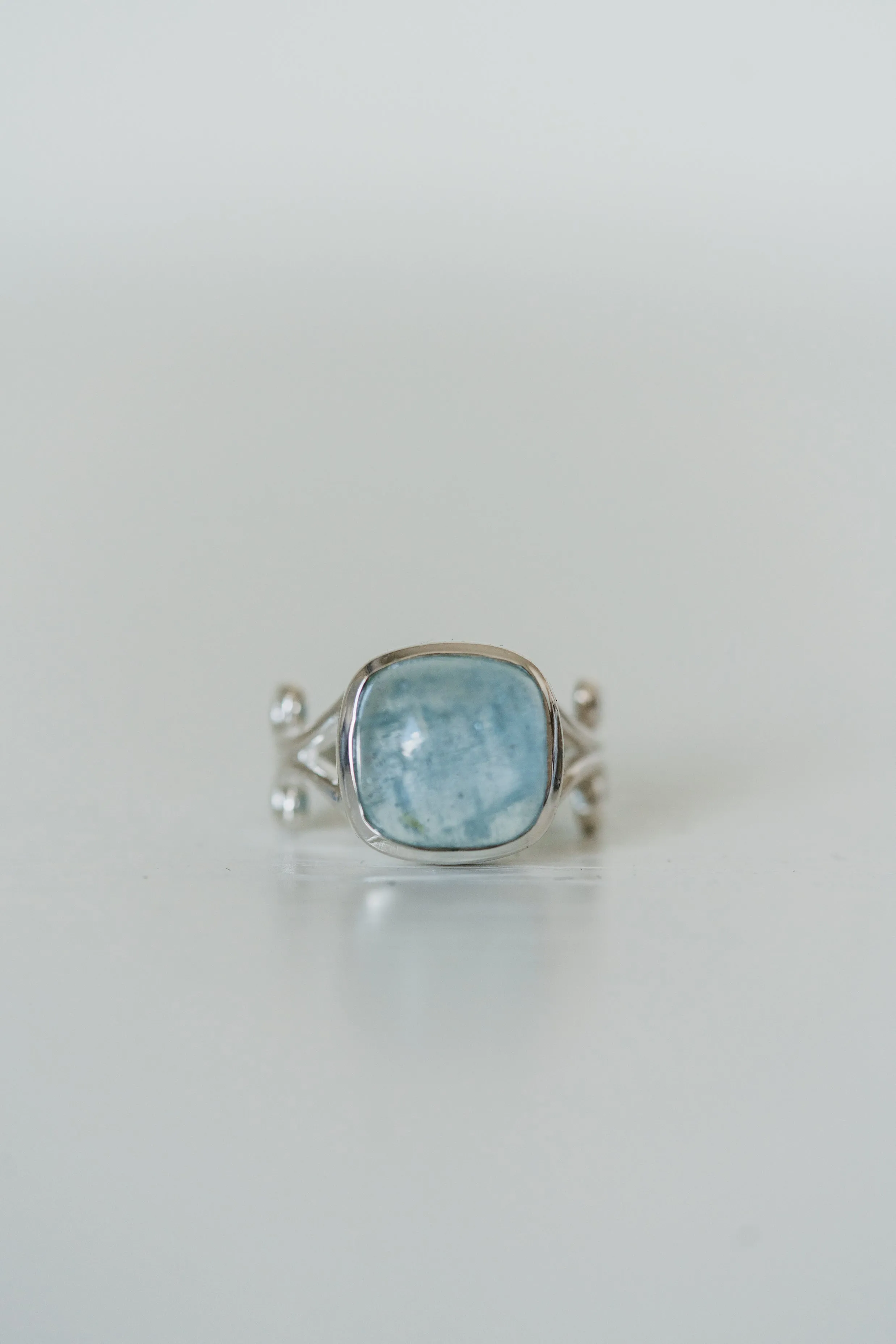 Amelia Ring | Aquamarine sold by Goldie Lew