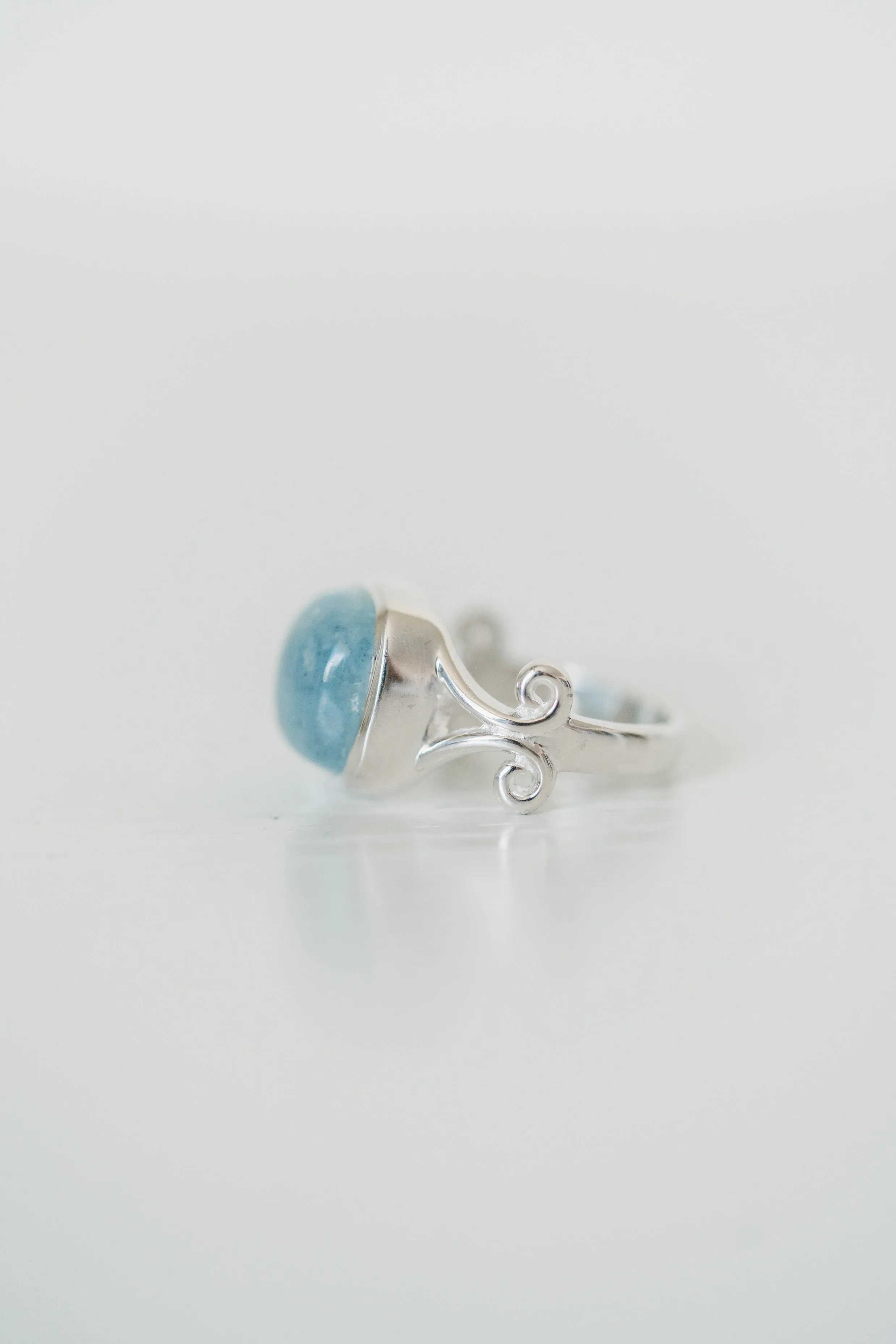 Amelia Ring | Aquamarine sold by Goldie Lew product image thumbnail 3