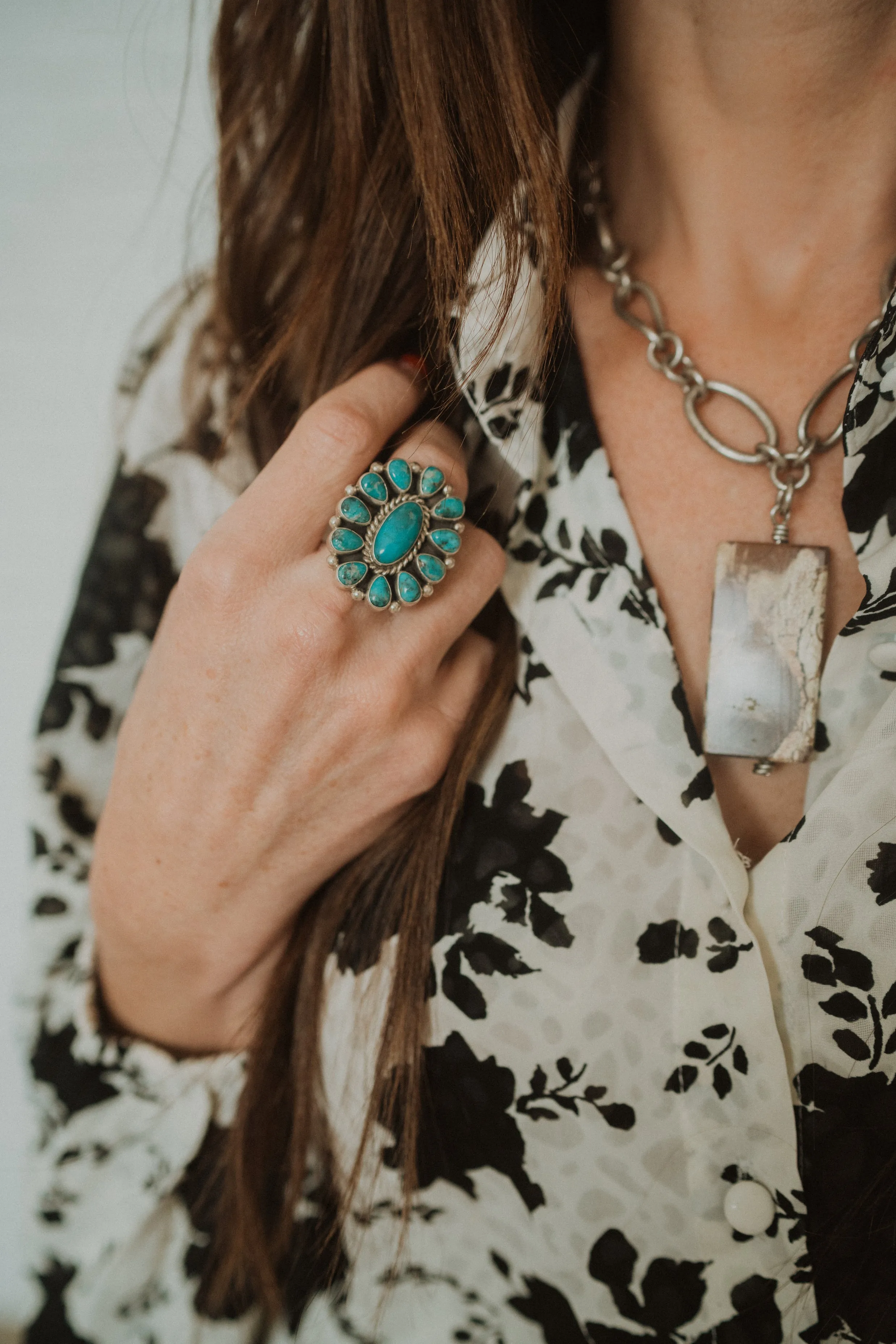 Colt Ring | Turquoise sold by Goldie Lew product image thumbnail 2