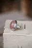 Sara Ring | Rose Quartz sold by Goldie Lew