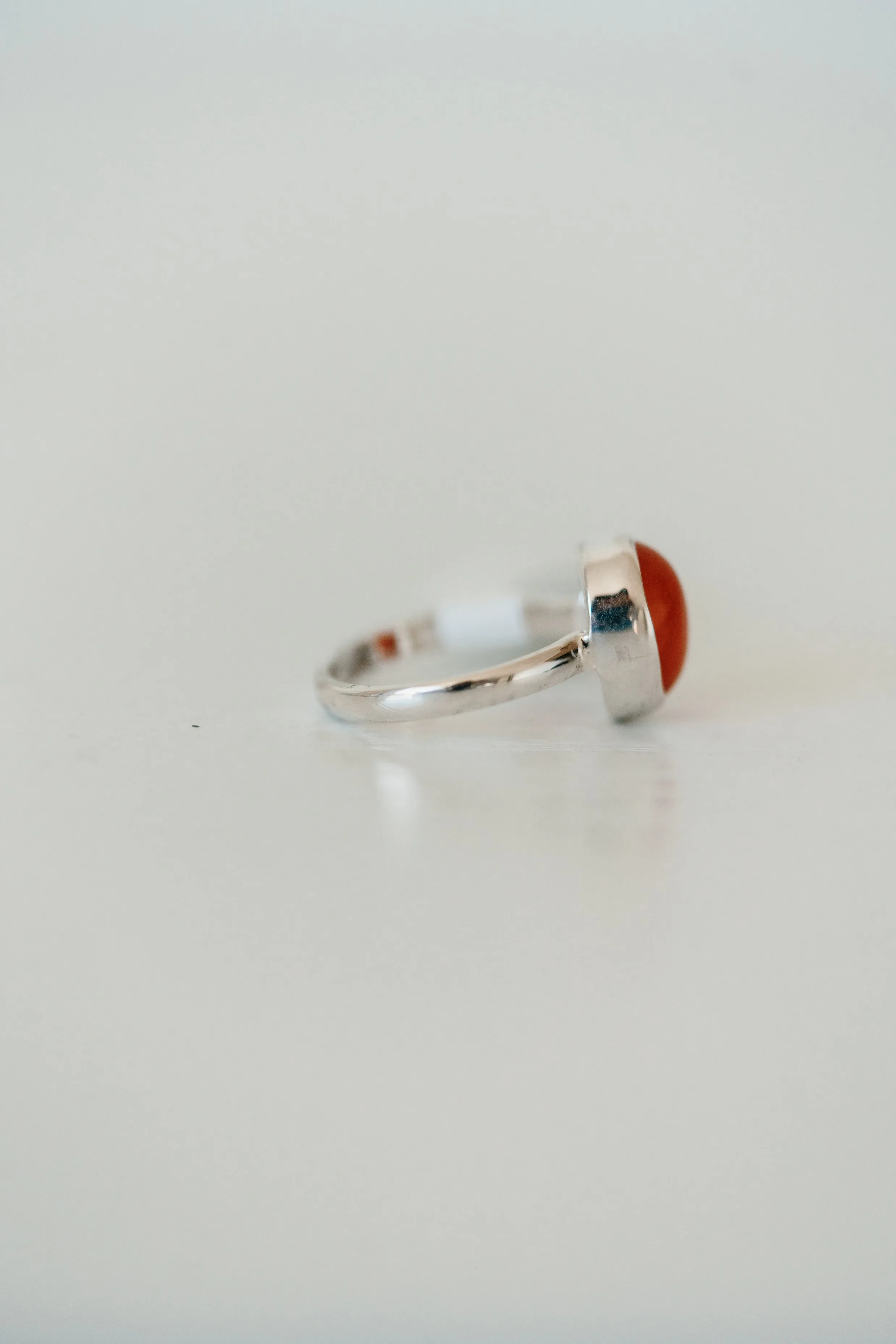 Mesa Ring | Carnelian sold by Goldie Lew product image thumbnail 3