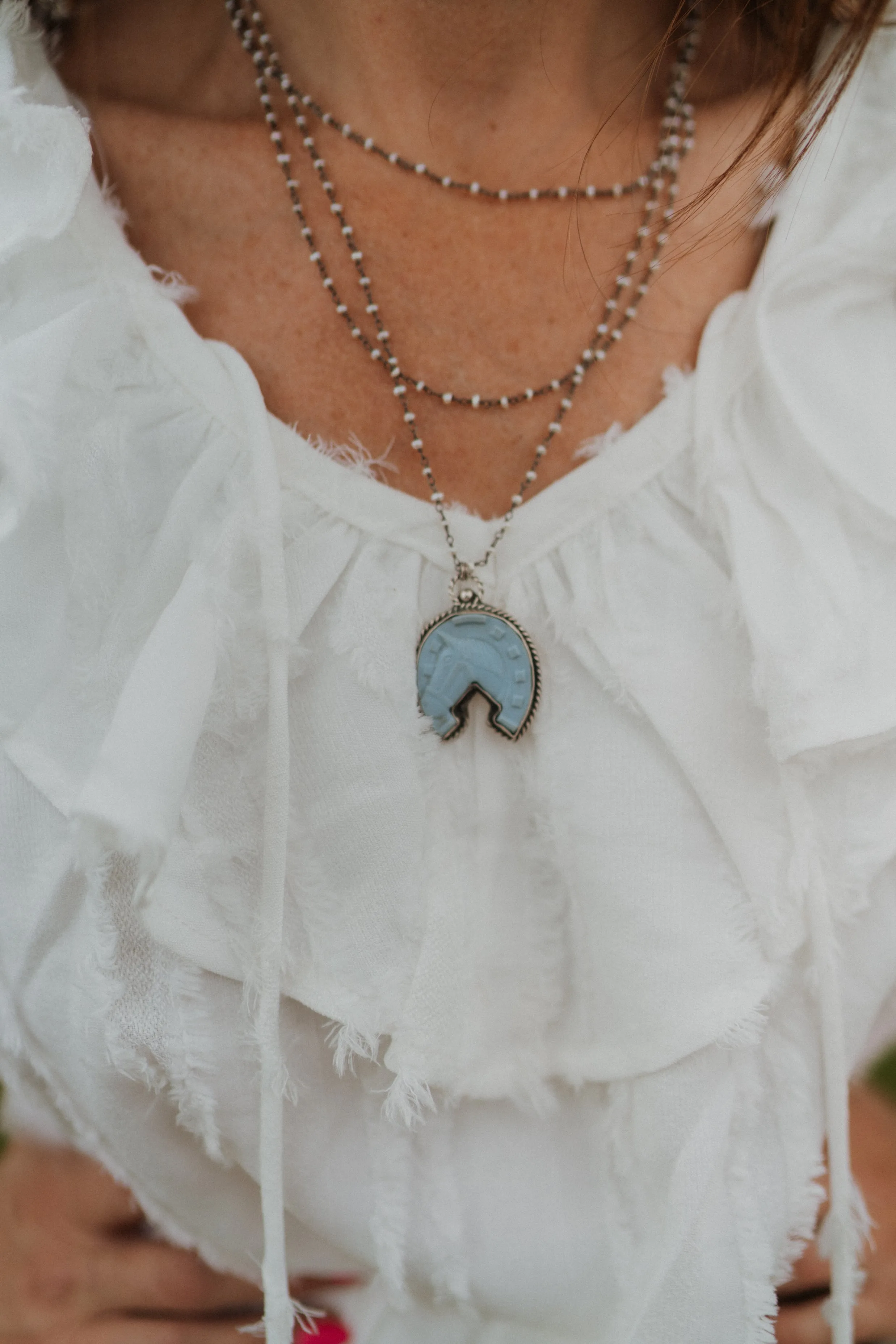 Go Horse Go Necklace sold by Goldie Lew product image thumbnail 2