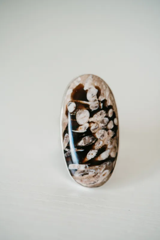 Hattie B's Ring | Peanutwood Jasper sold by Goldie Lew