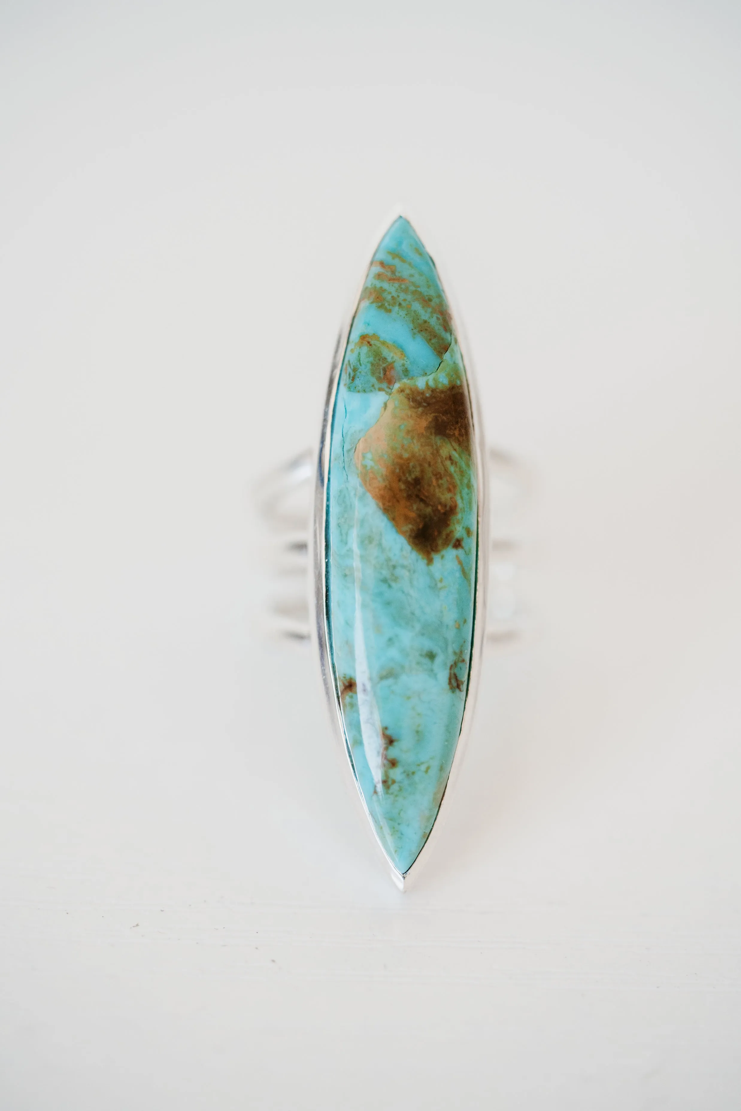 Ruth Ring | Boulder Turquoise sold by Goldie Lew