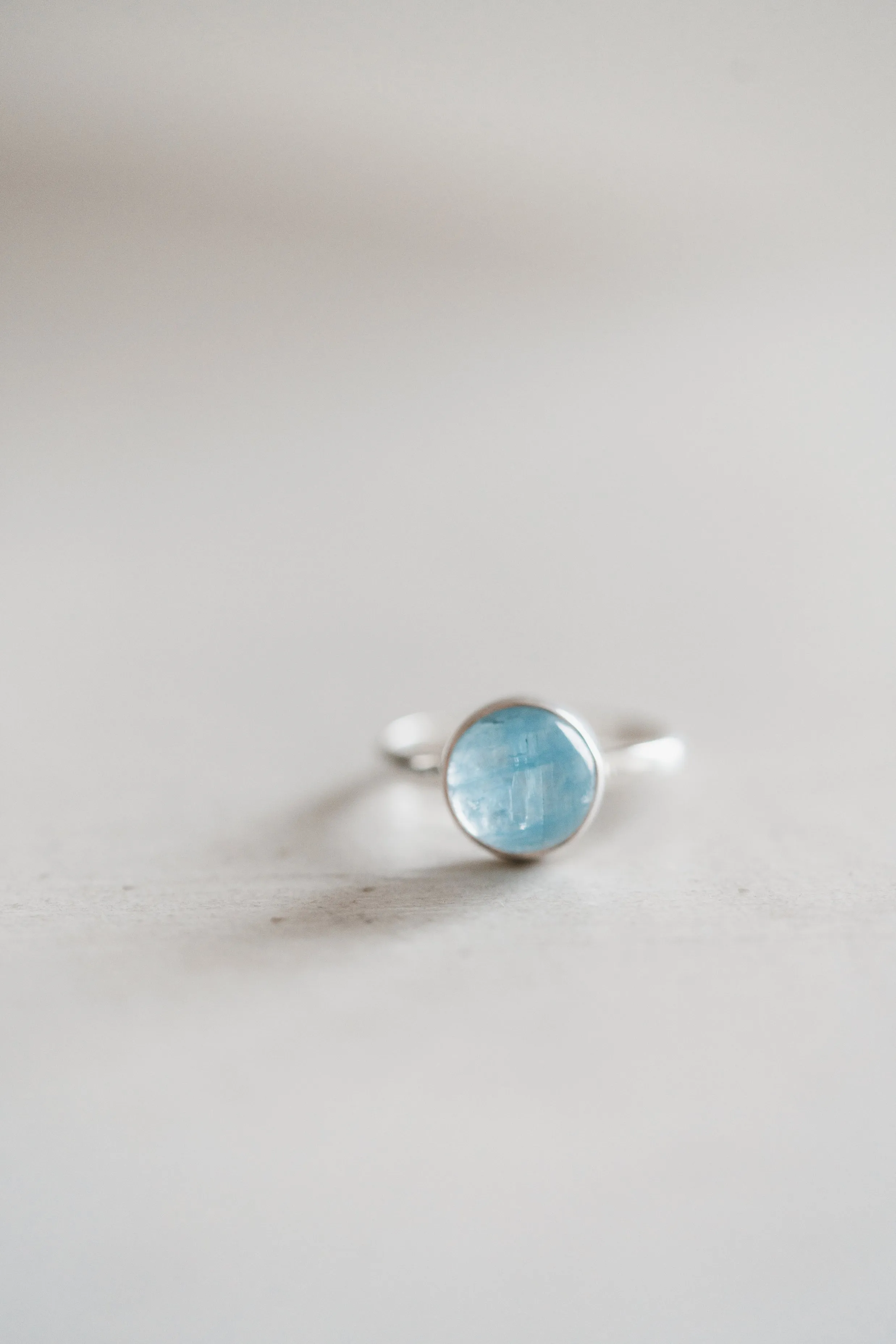 Jackson Ring | Small | Aquamarine - FINAL SALE sold by Goldie Lew product image thumbnail 4