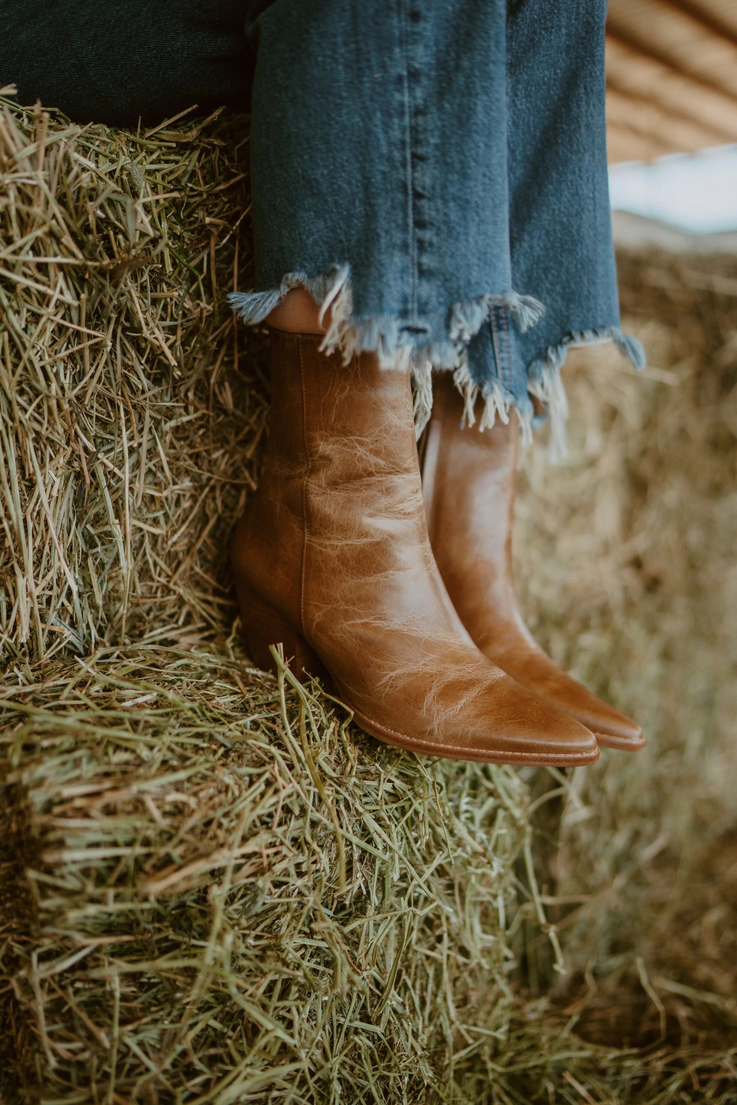 Caty Boot | Vintage Tan sold by Goldie Lew product image thumbnail 2