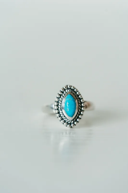 Elsie Ring | Turquoise - FINAL SALE sold by Goldie Lew