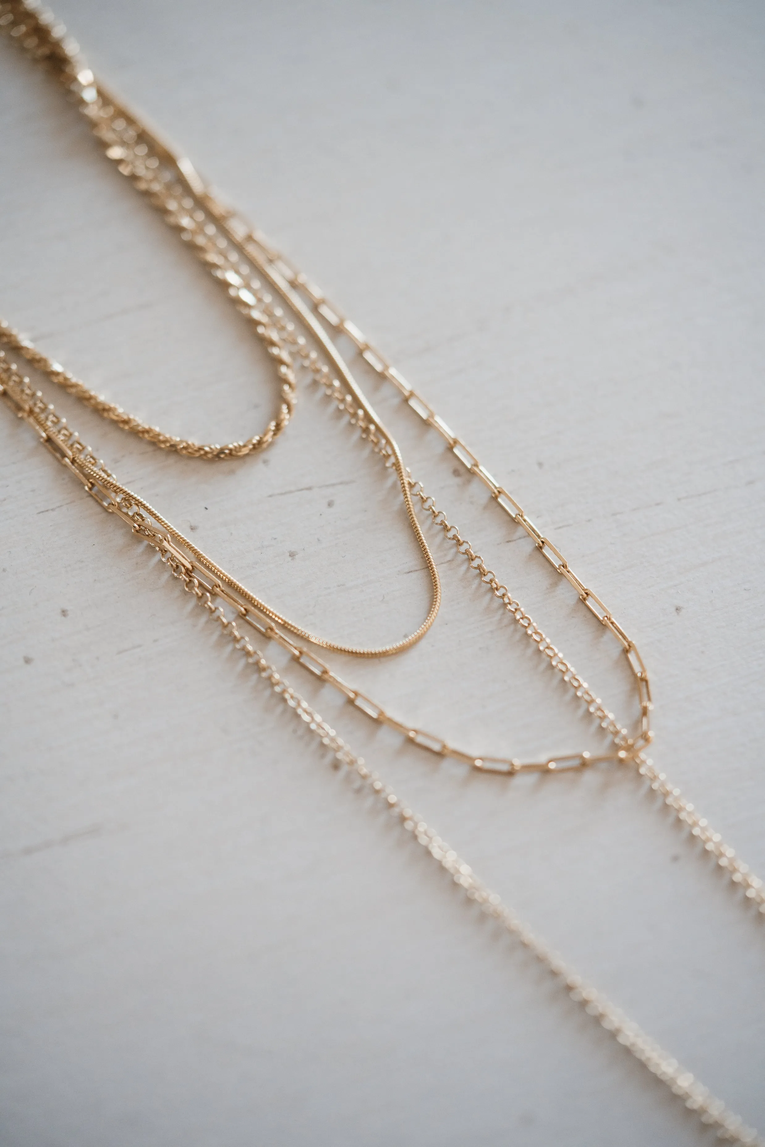 Gold Necklace Set #15 sold by Goldie Lew product image thumbnail 3