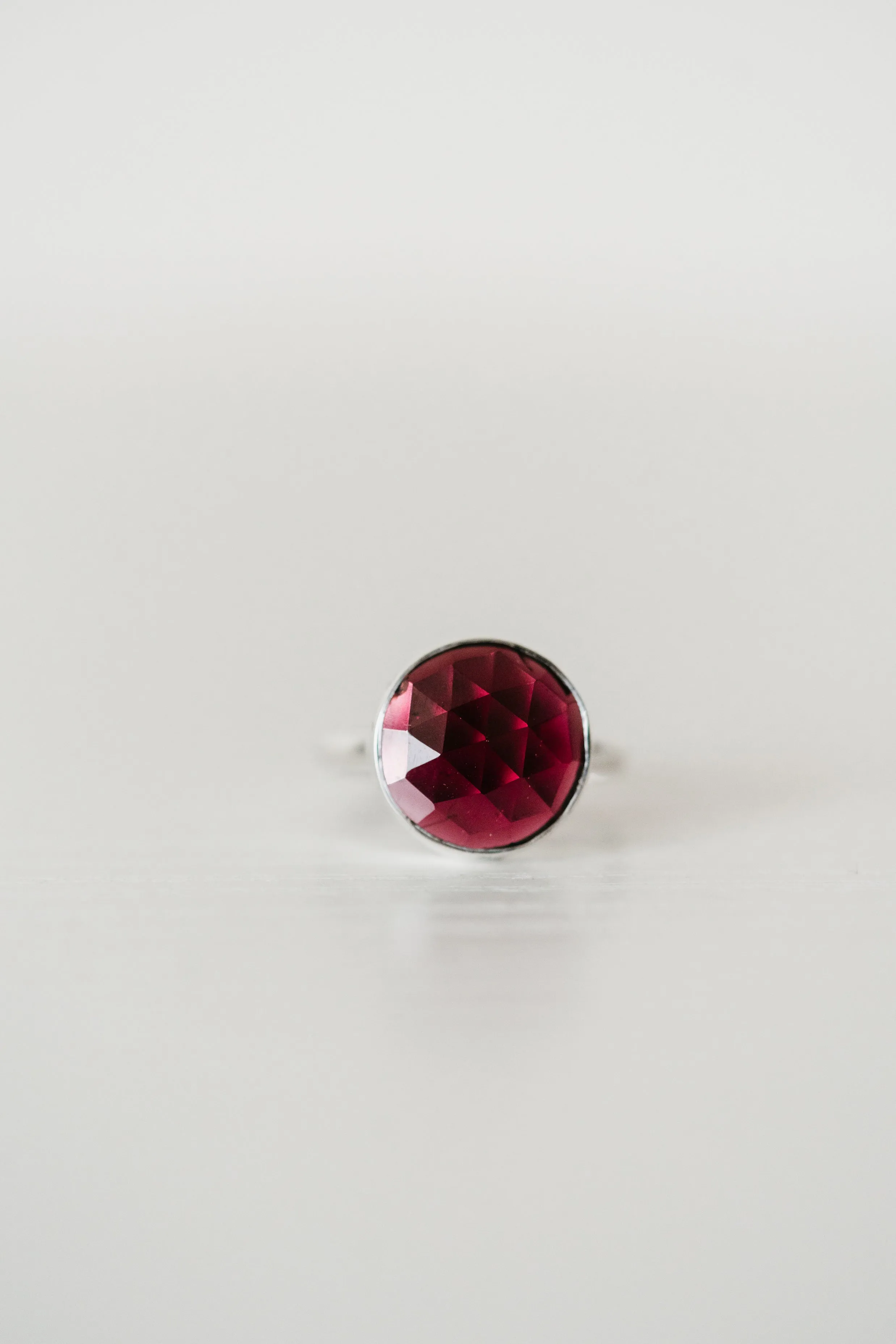 Patty Ring | Red Garnet sold by Goldie Lew product image thumbnail 4