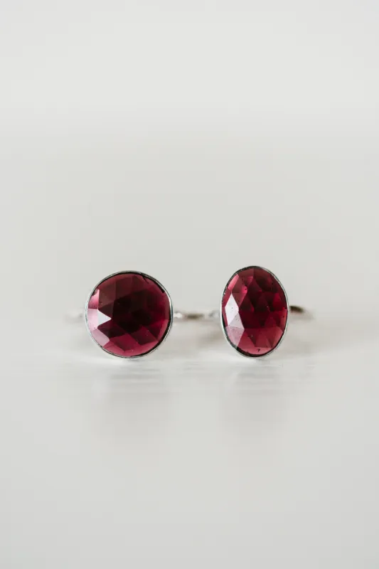 Patty Ring | Red Garnet sold by Goldie Lew
