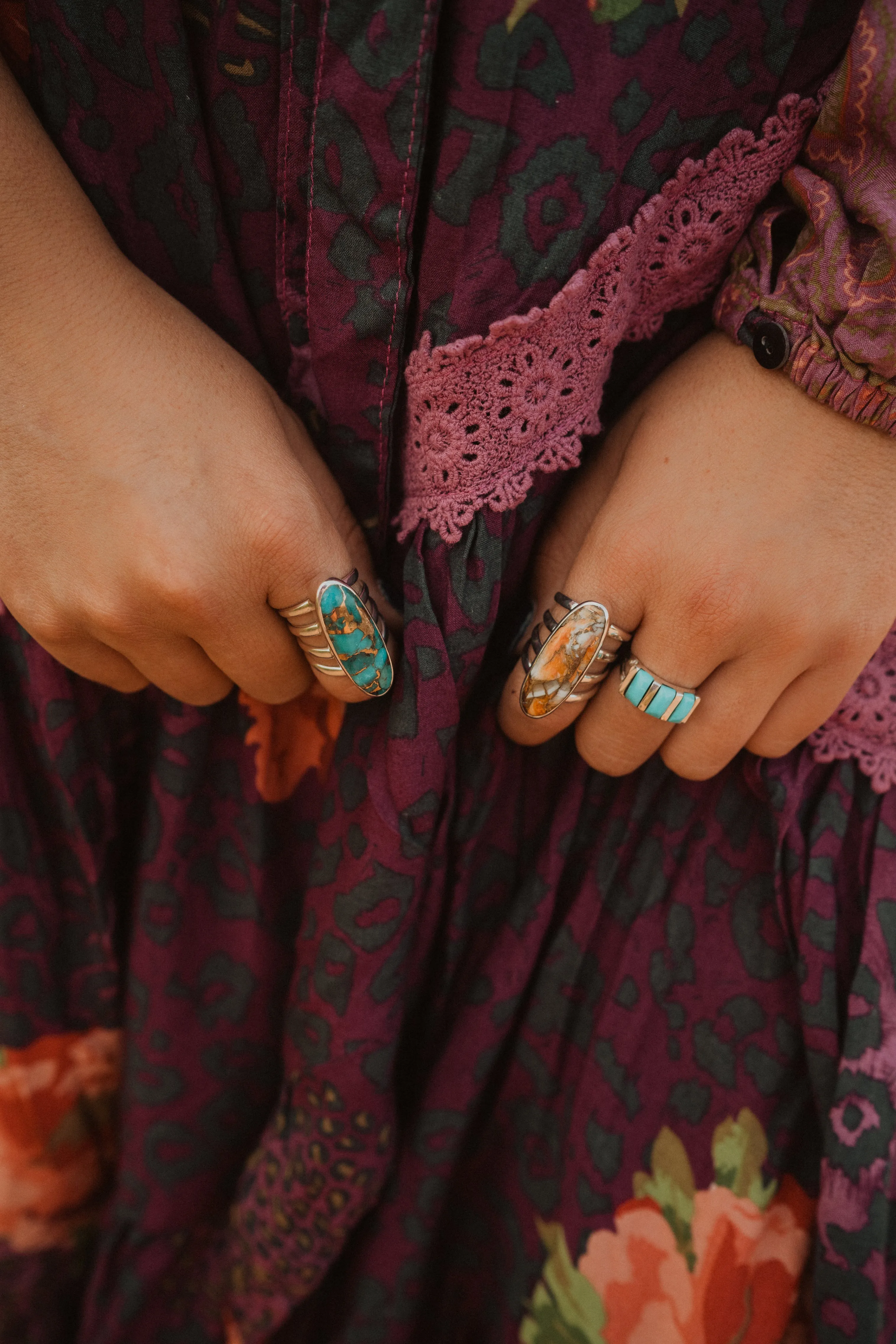 Cheyenne Ring | Spiny Oyster Orange sold by Goldie Lew product image thumbnail 5
