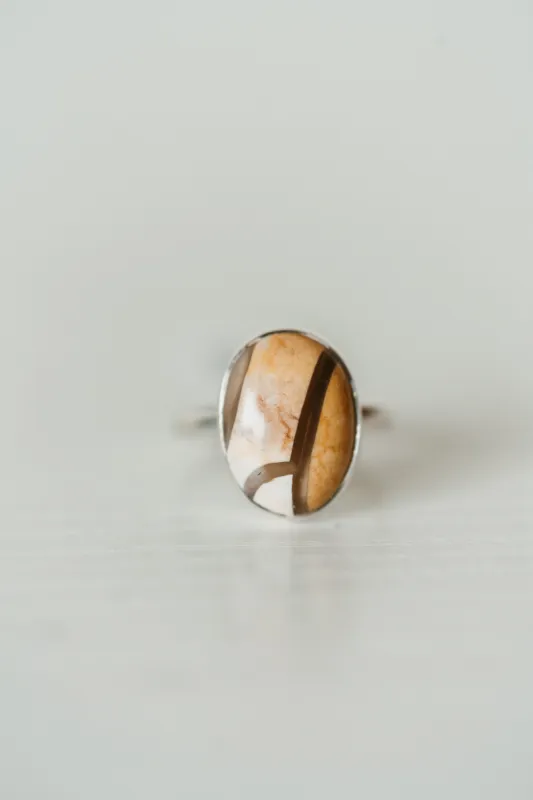 Bonnie Ring | Brecciated Mookiate sold by Goldie Lew