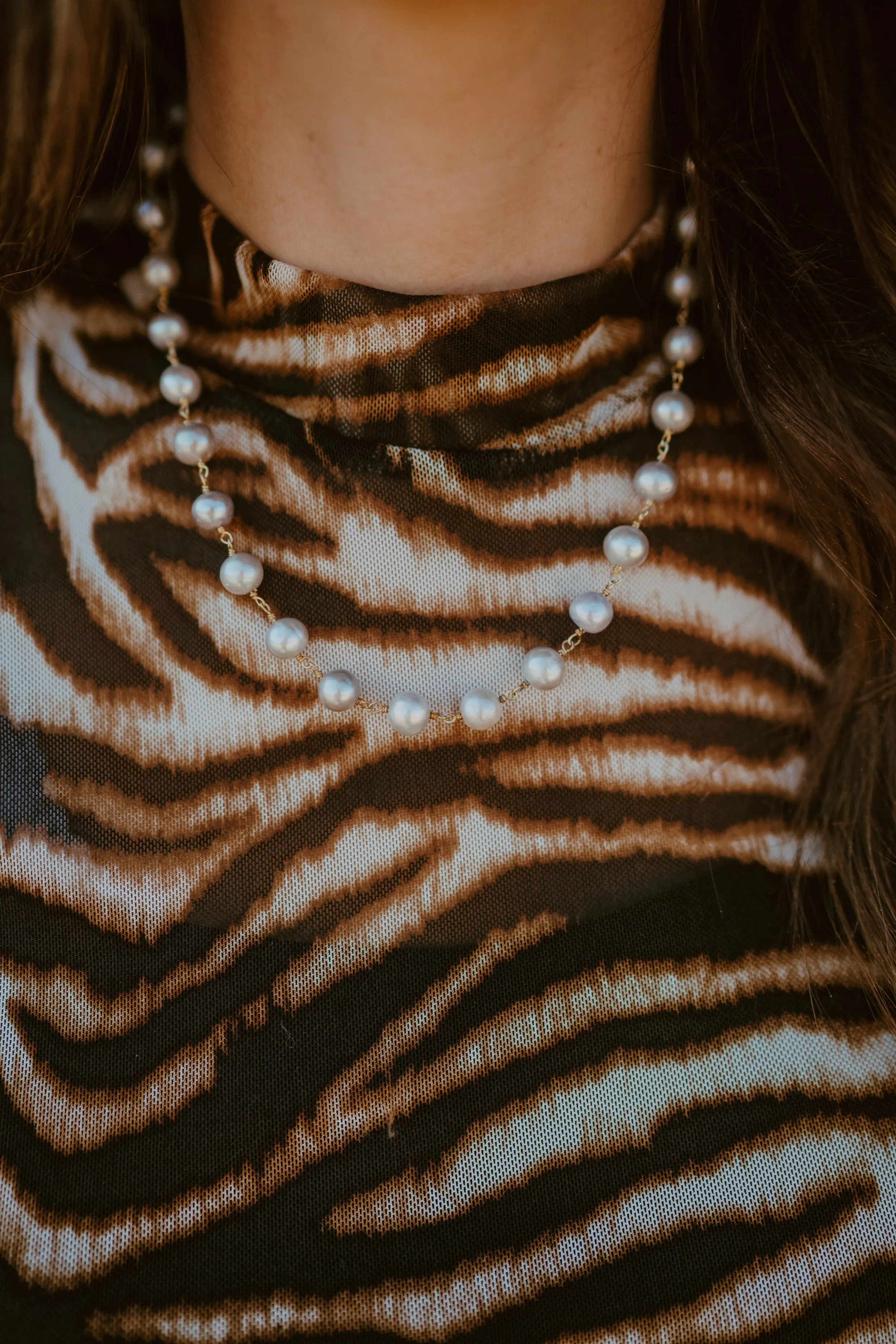 Eliza Necklace | Gold sold by Goldie Lew product image thumbnail 3