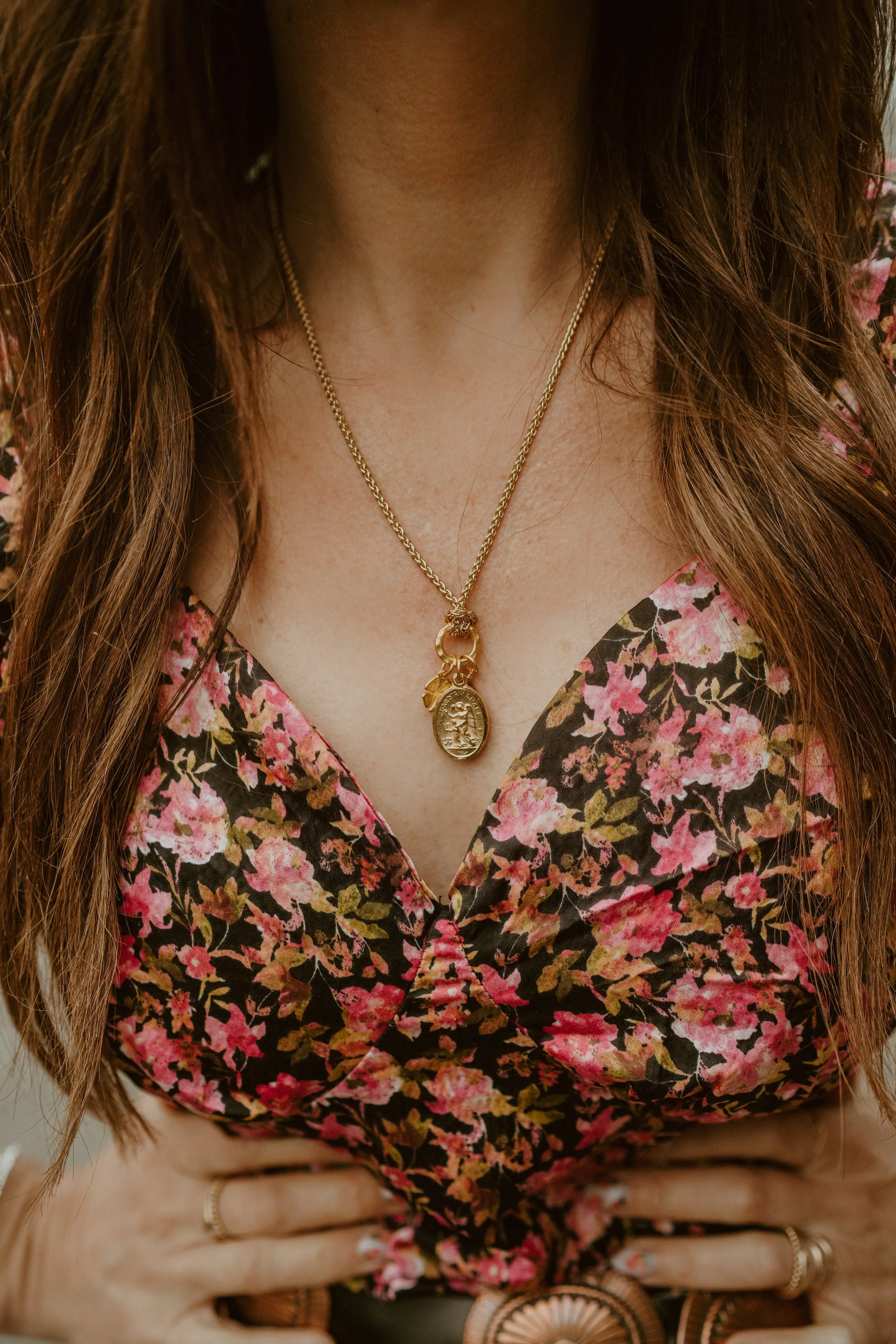 Guardian Angel Necklace | Gold - FINAL SALE sold by Goldie Lew product image thumbnail 3