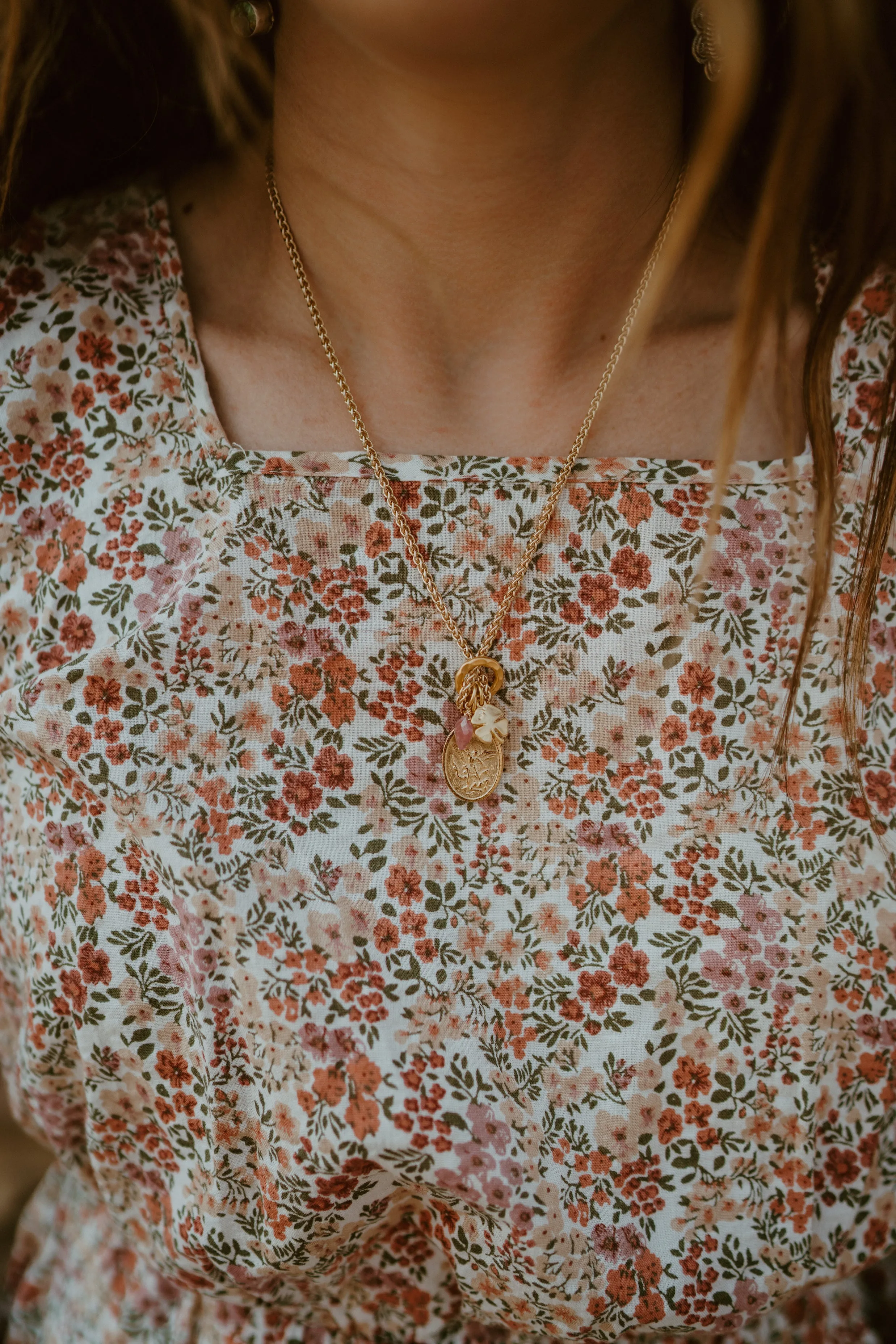 Guardian Angel Necklace | Gold - FINAL SALE sold by Goldie Lew product image thumbnail 5