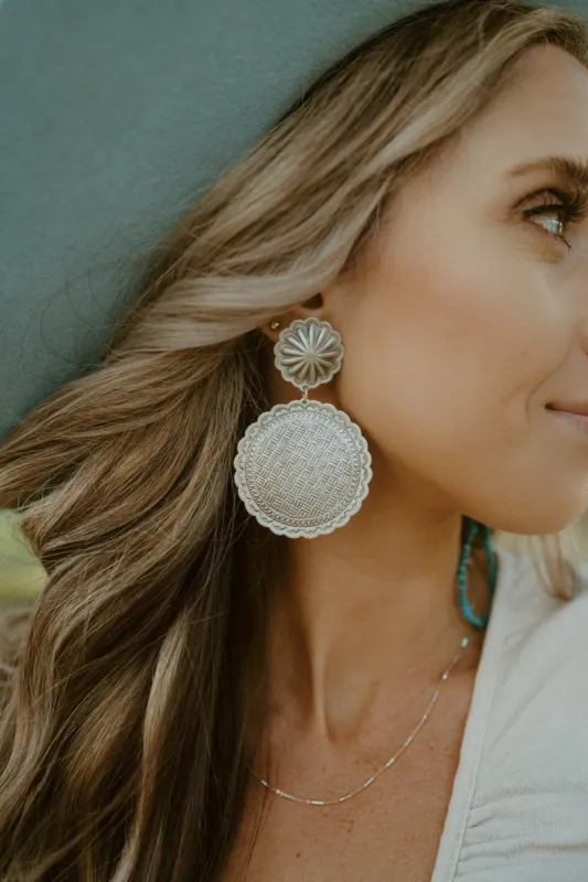 Concho Earrings #39 sold by Goldie Lew