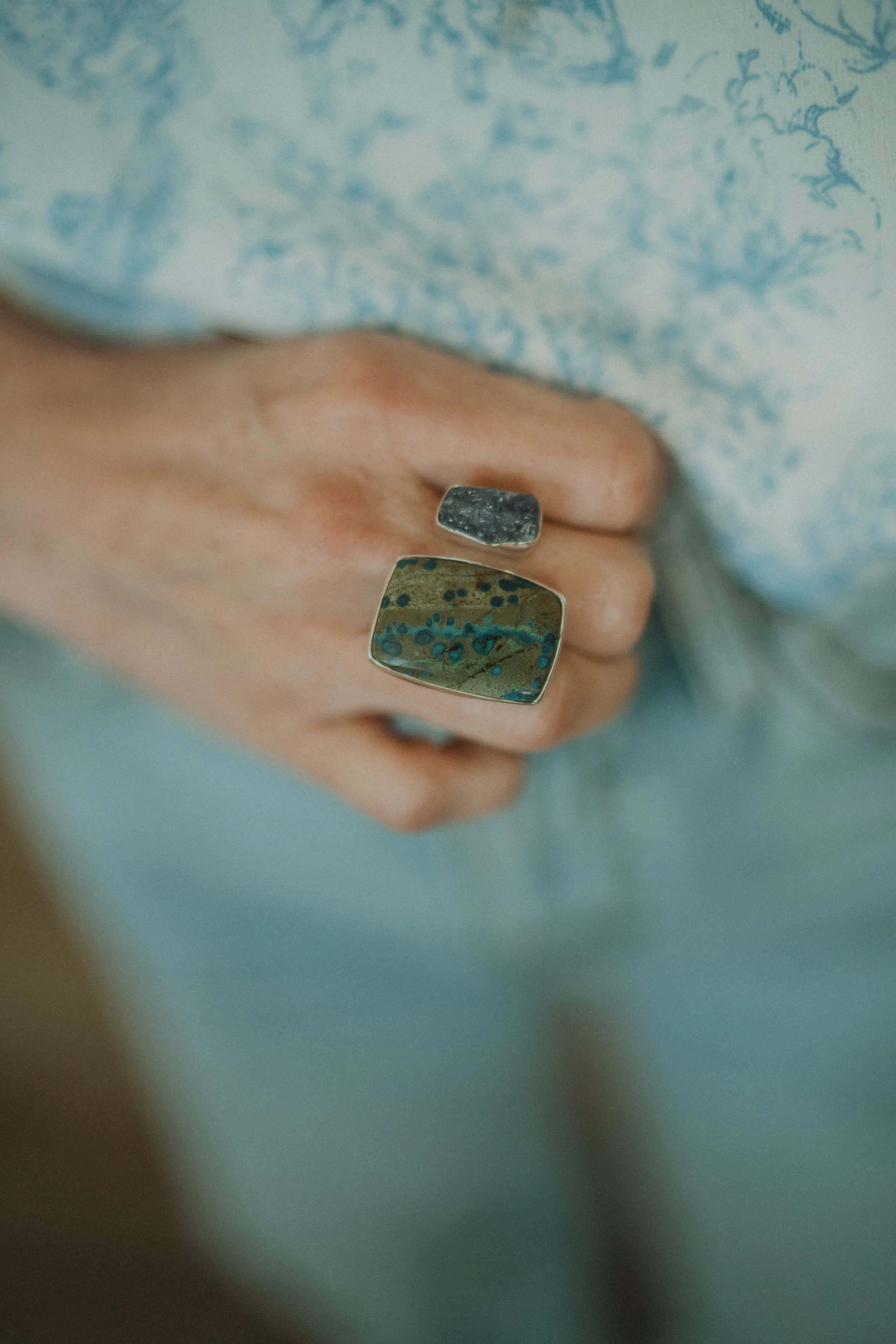 Randy Ring | Azurite Congo - FINAL SALE sold by Goldie Lew product image thumbnail 2