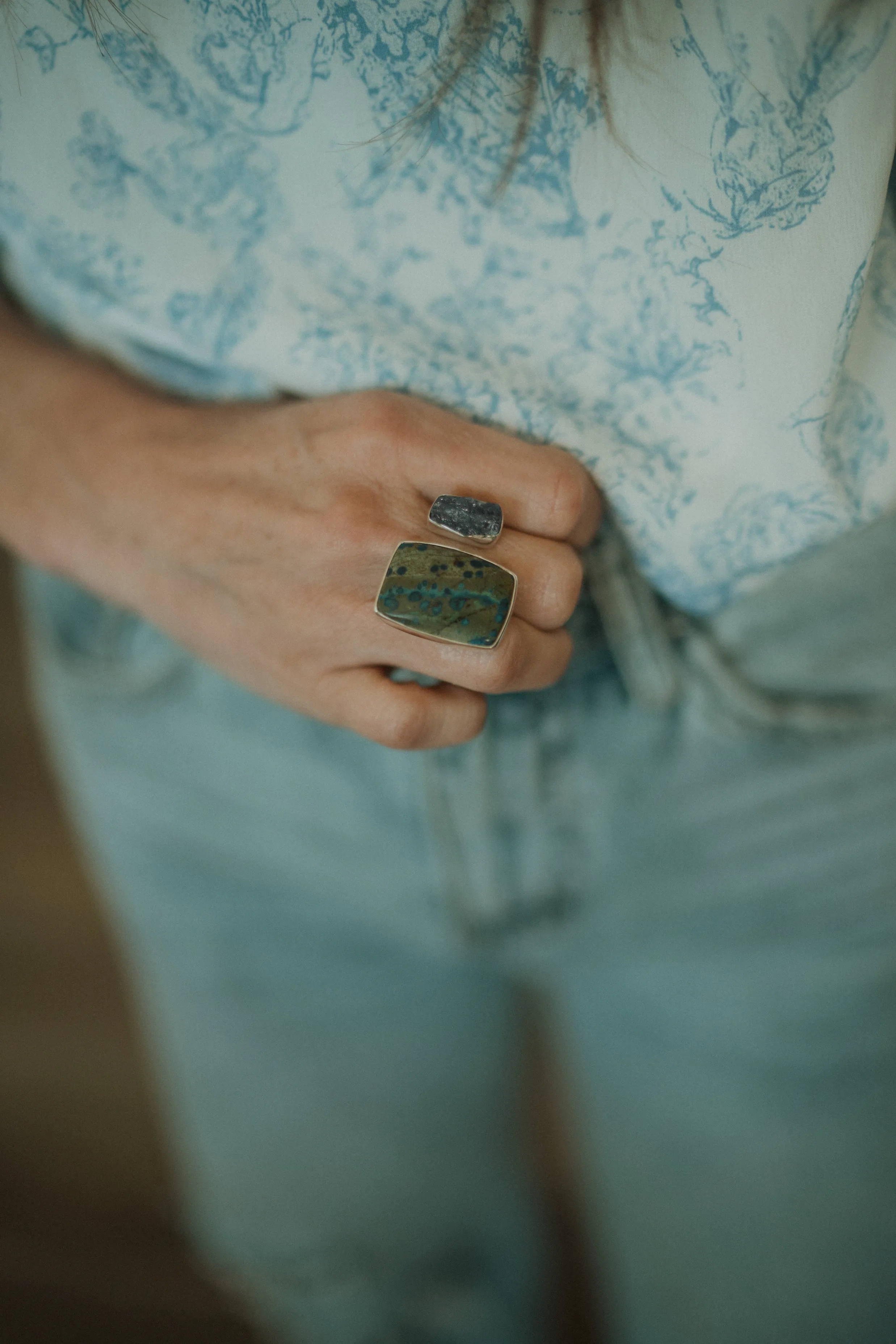 Randy Ring | Azurite Congo - FINAL SALE sold by Goldie Lew product image thumbnail 3