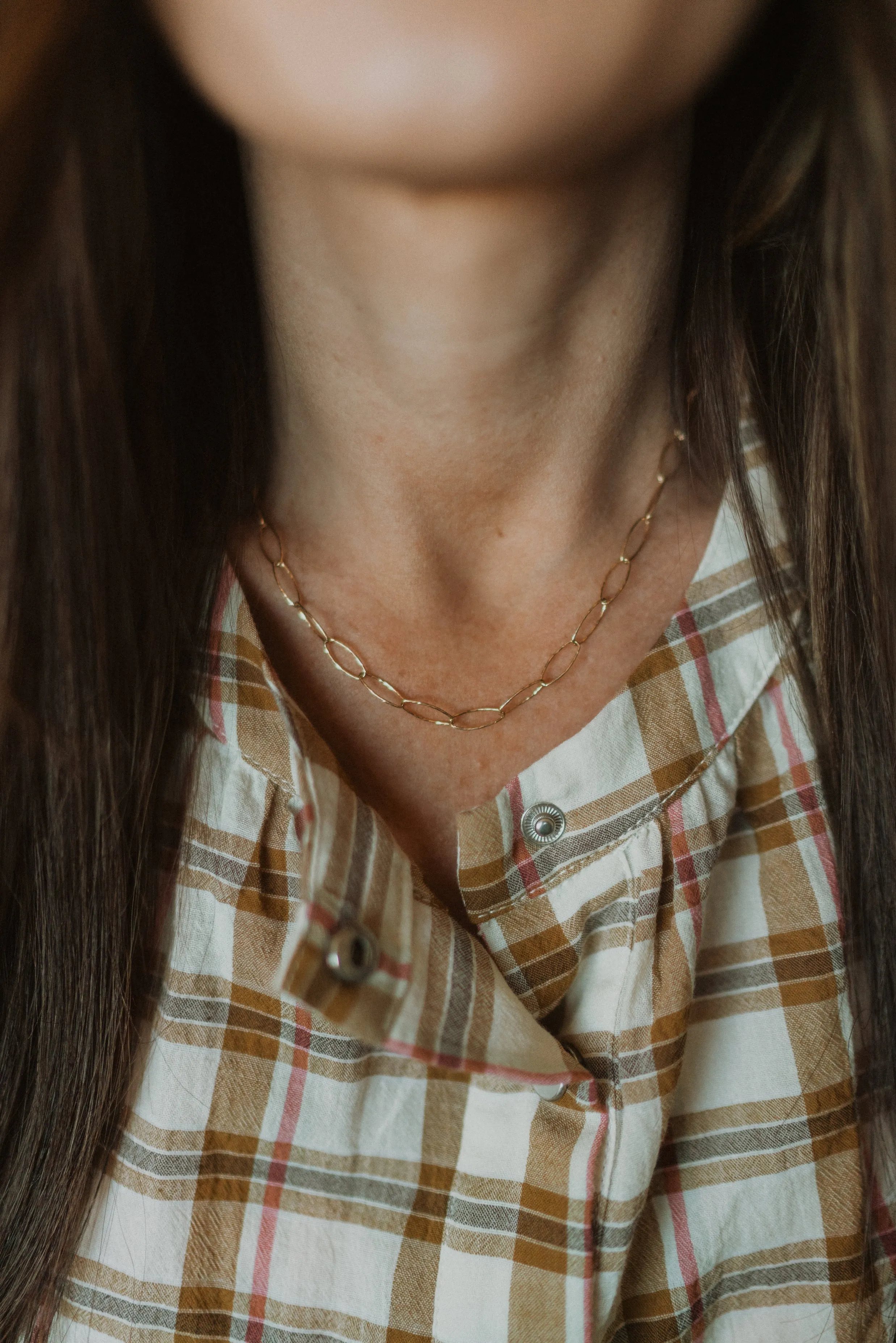 Etched Shelly Necklace | #3 sold by Goldie Lew product image thumbnail 2