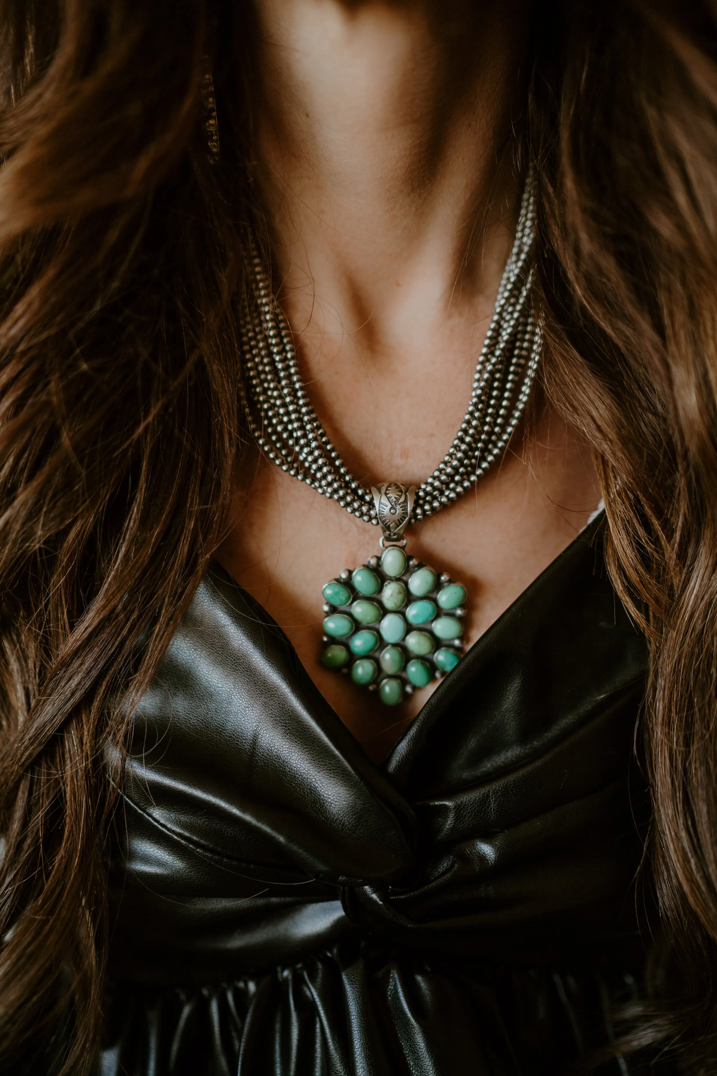 Myla Necklace | 18 inch | 10 strand sold by Goldie Lew product image thumbnail 4