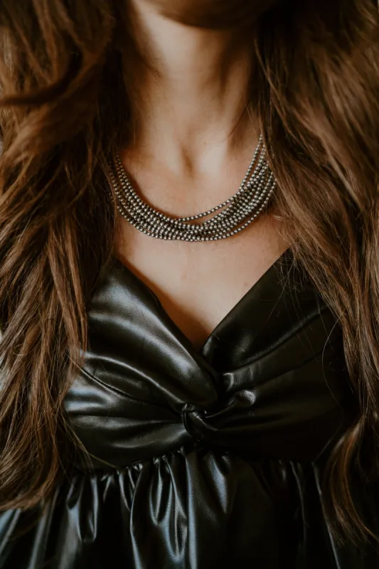 Myla Necklace | 18 inch | 10 strand sold by Goldie Lew