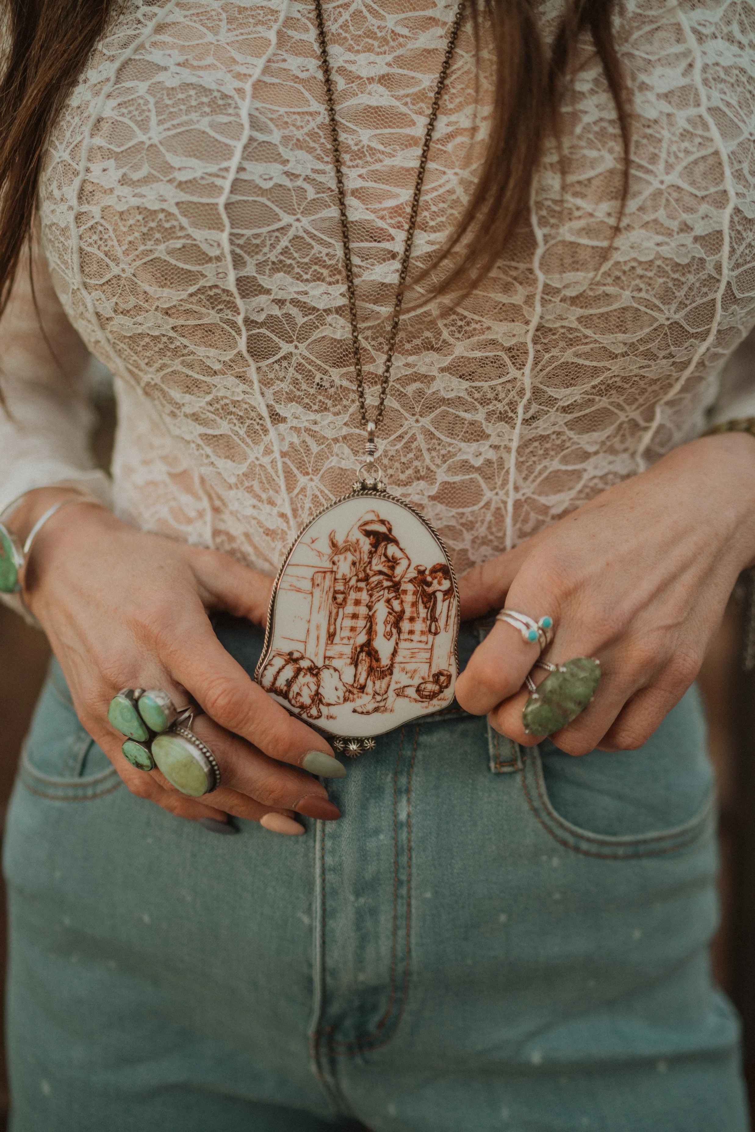 Western Traveler Necklace sold by Goldie Lew product image thumbnail 2