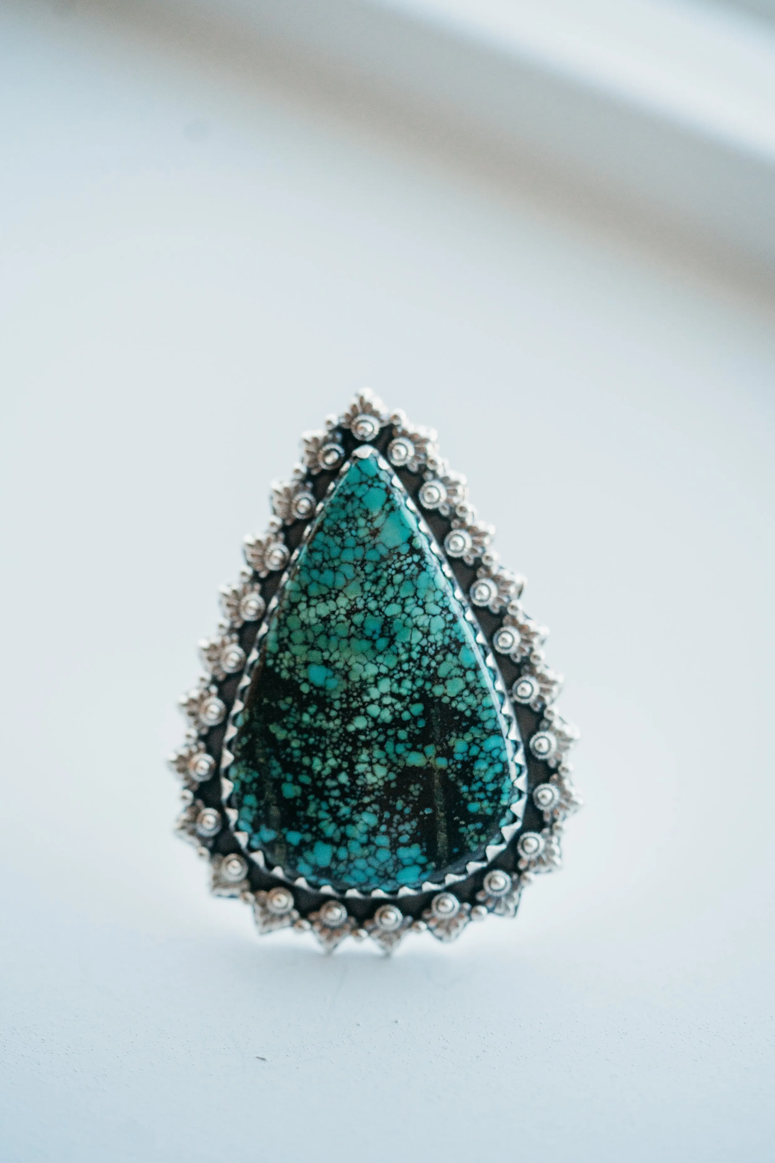 Emilio Ring | #2 | Turquoise sold by Goldie Lew
