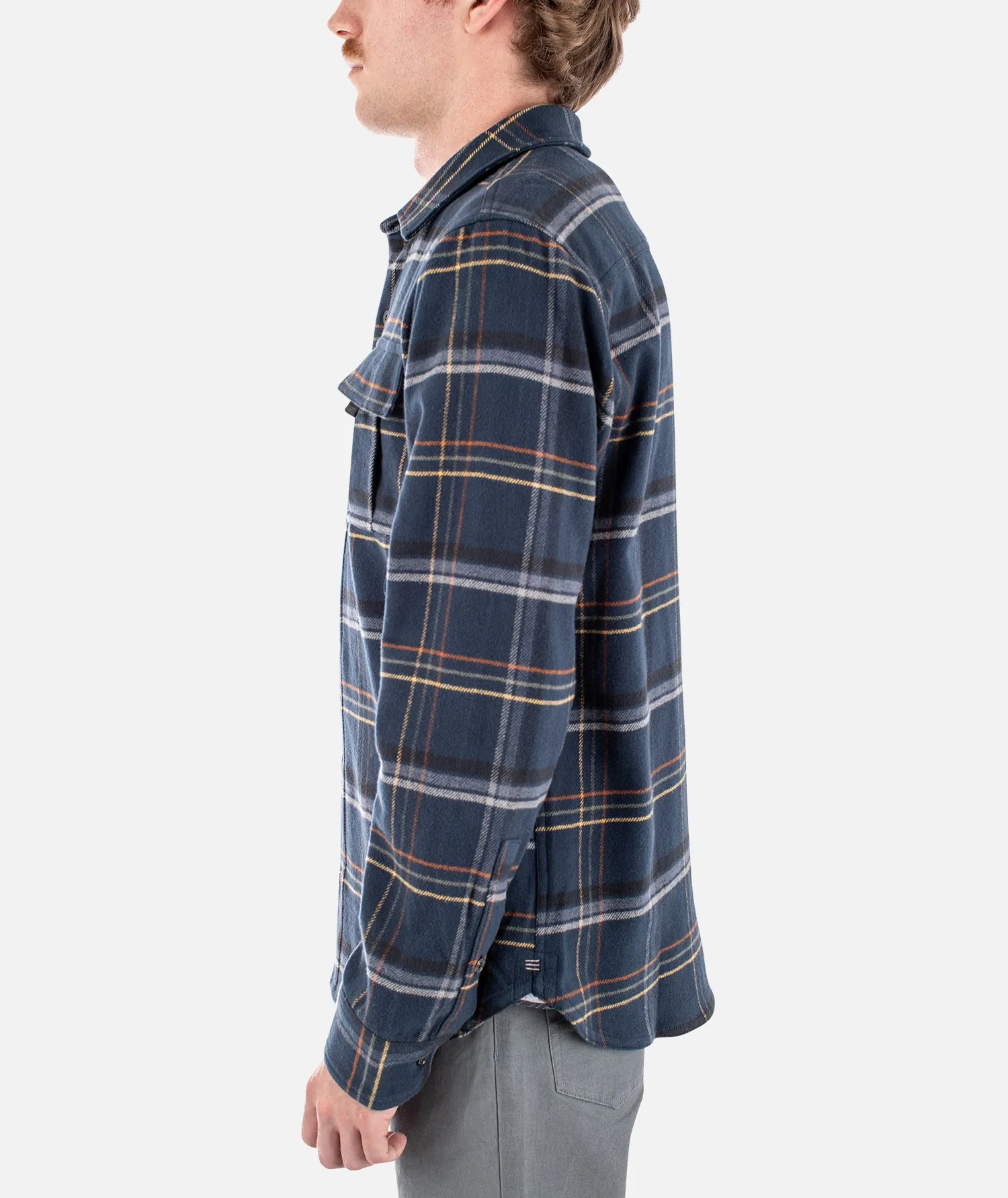 The Arbor Flannel - Navy sold by JETTY product image thumbnail 3