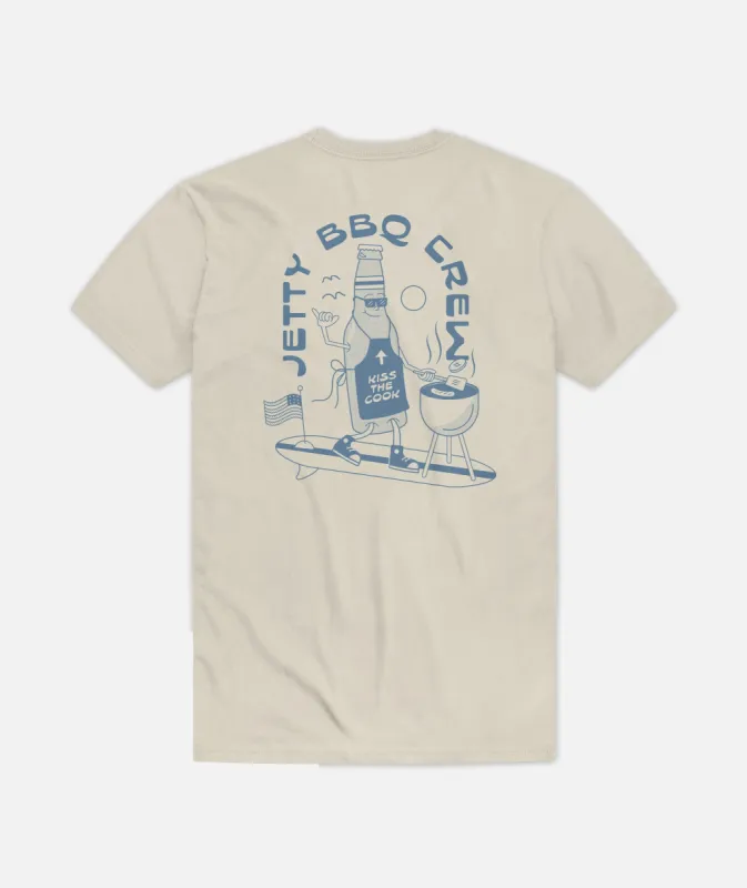 Kiss The Cook Tee - Dust sold by JETTY