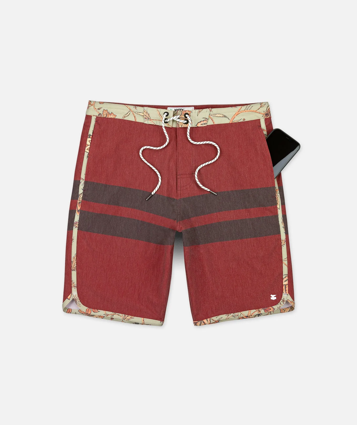 Sandbar Hybrid Boardshort - Red sold by JETTY product image thumbnail 3