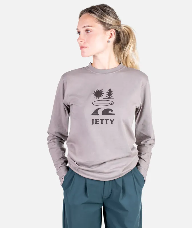 Terrains Long Sleeve - Grey sold by JETTY