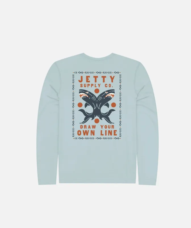 Grom Thrash UV LST - Light Blue sold by JETTY