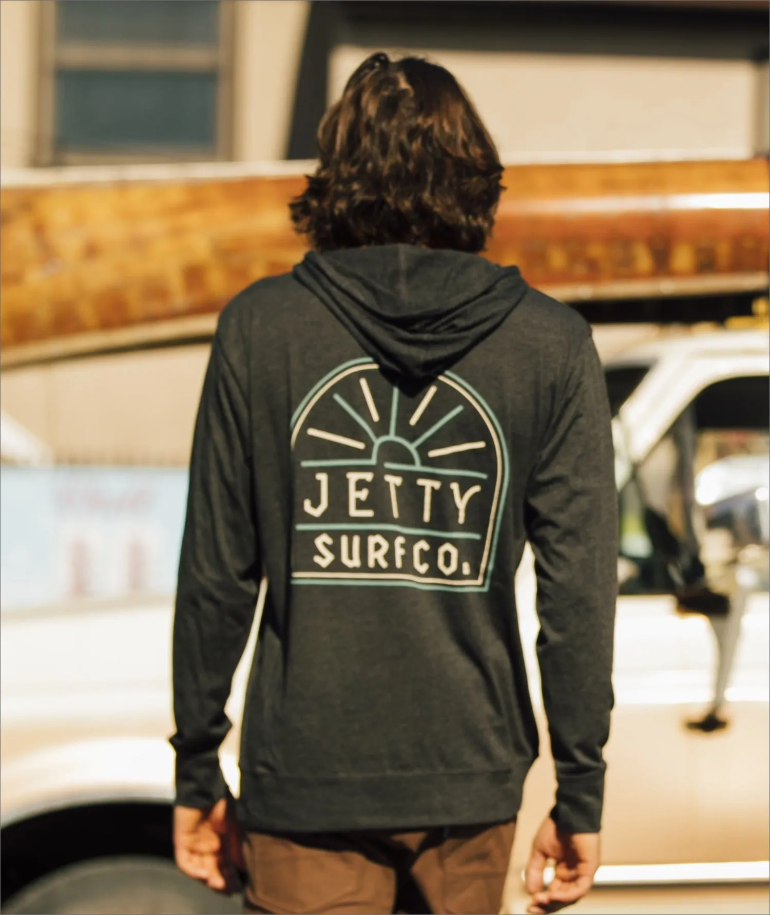 Tomorrow Hooded LST - Charcoal sold by JETTY product image thumbnail 3