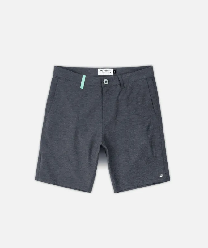 Polywog Hybrid Walkshort - Charcoal sold by JETTY