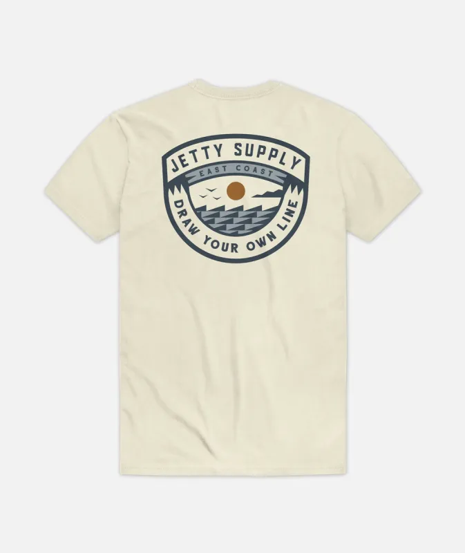 Lagoon Pocket Tee - Natural sold by JETTY