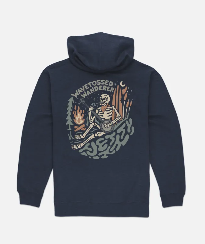 Wanderer Hoodie - Blue sold by JETTY