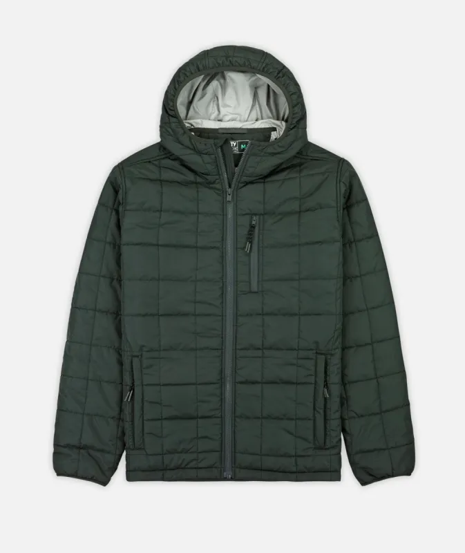 Puffer Coat - Charcoal sold by JETTY